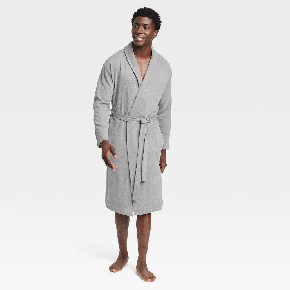 New without Tags - Men's Knit Robe - Goodfellow & Co Gray L/XL