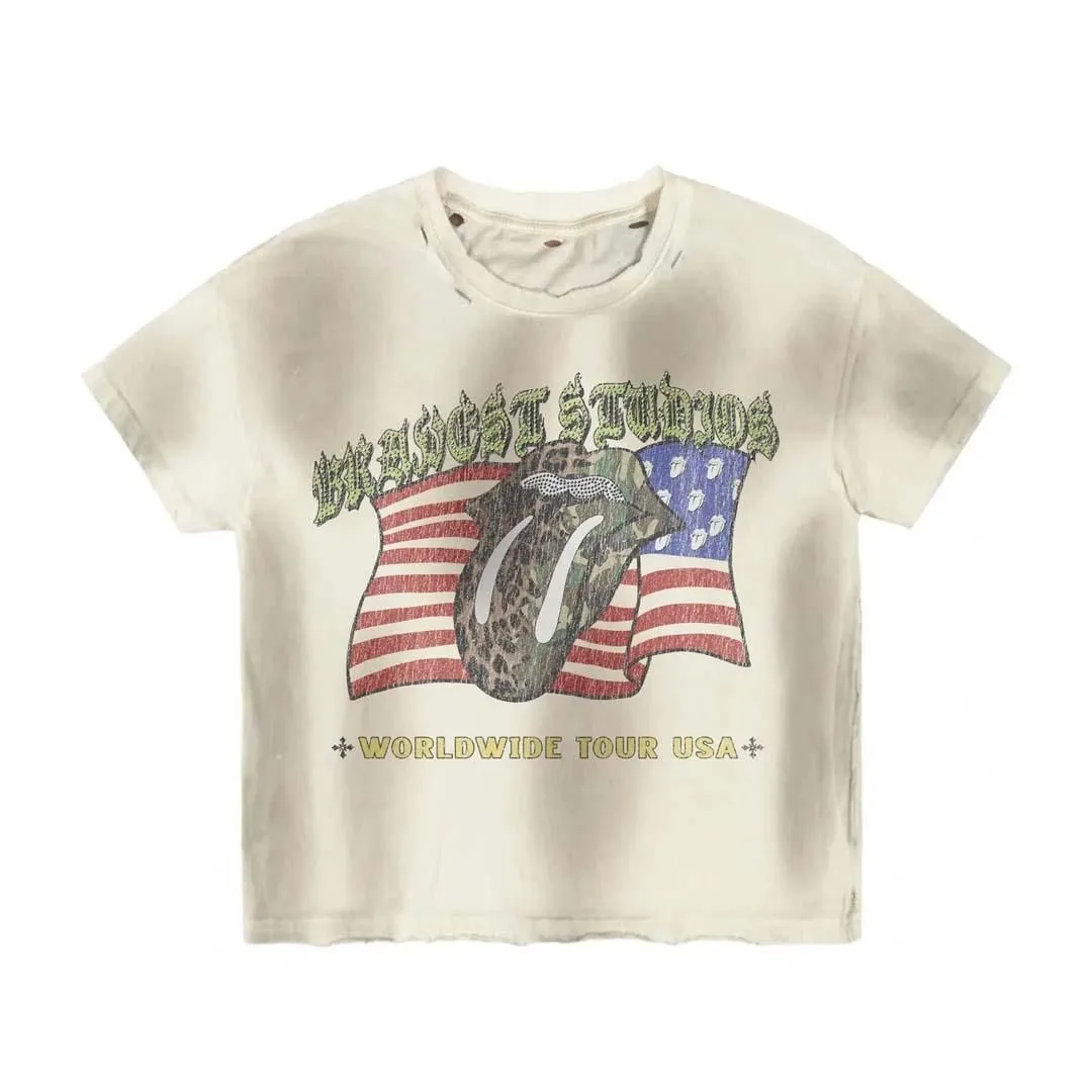 Bravest Studios USA Tour Tee White