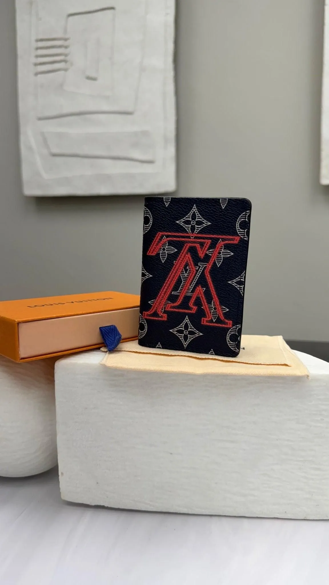 Louis Vuitton Monogram Ink Upside Down Pocket Organizer
