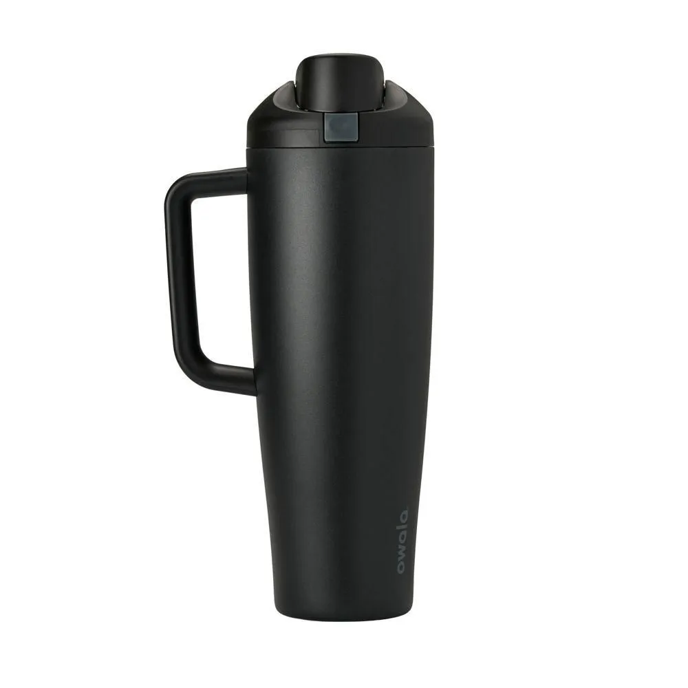 New without box - Owala 40oz FreeSip Stainless Steel Tumbler - Very Very Dark