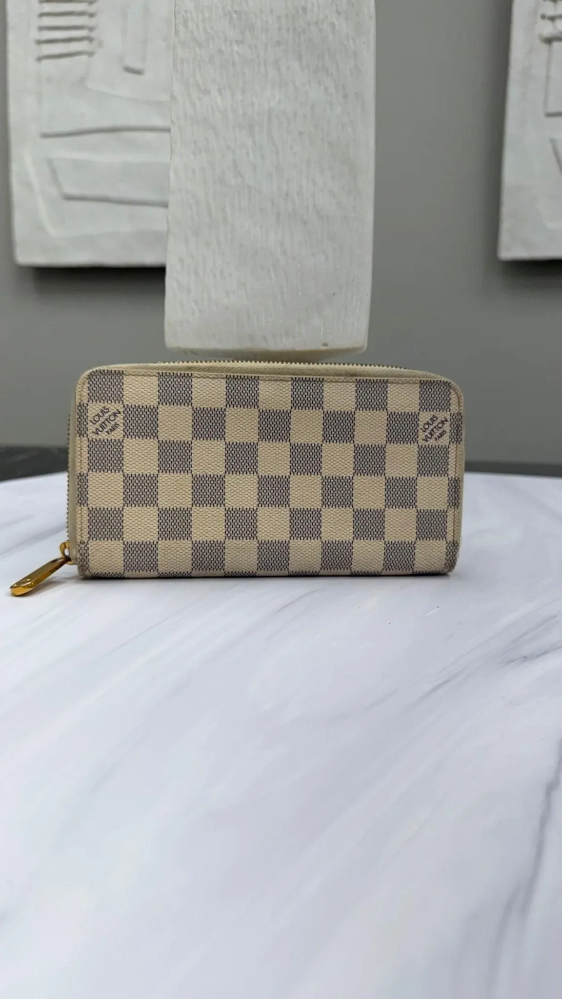 Louis Vuitton Damier Azur Zippy Wallet