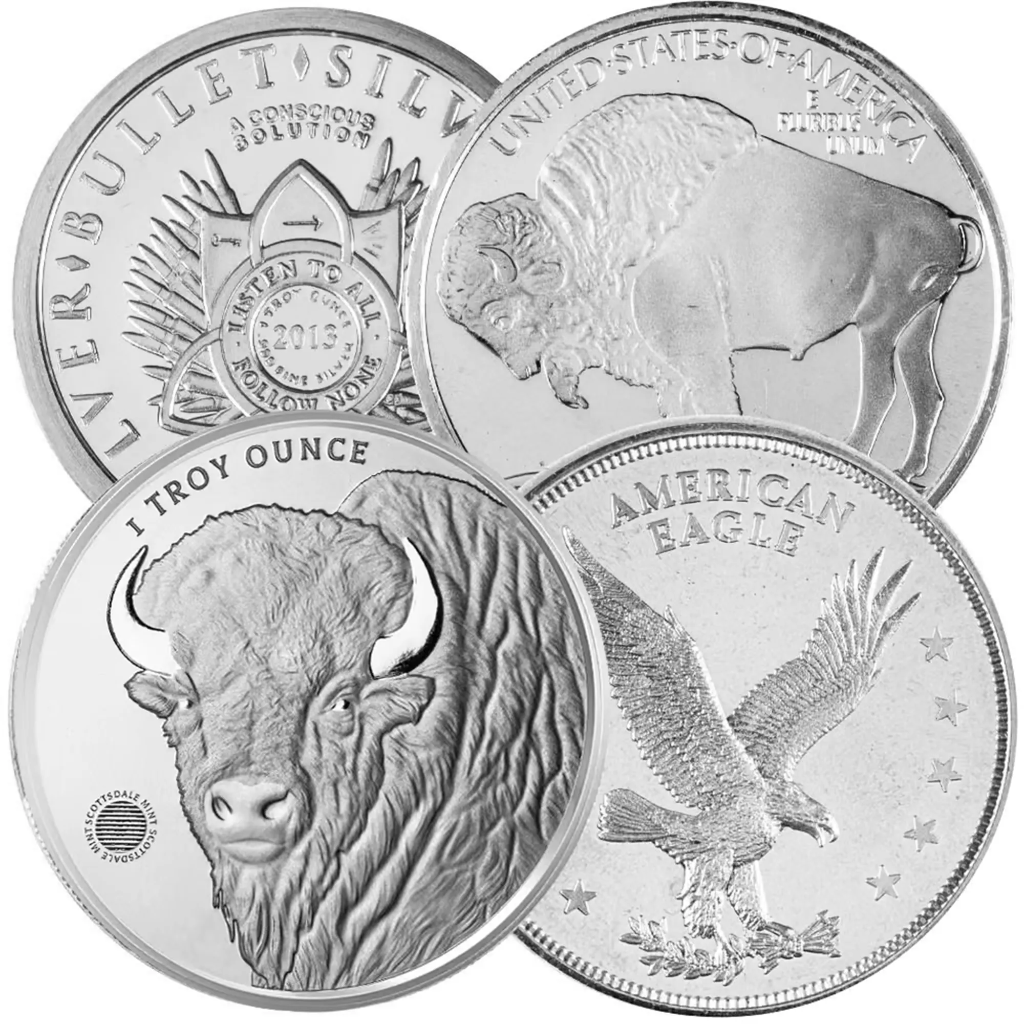 1 Oz Silver Round – Secondary Market