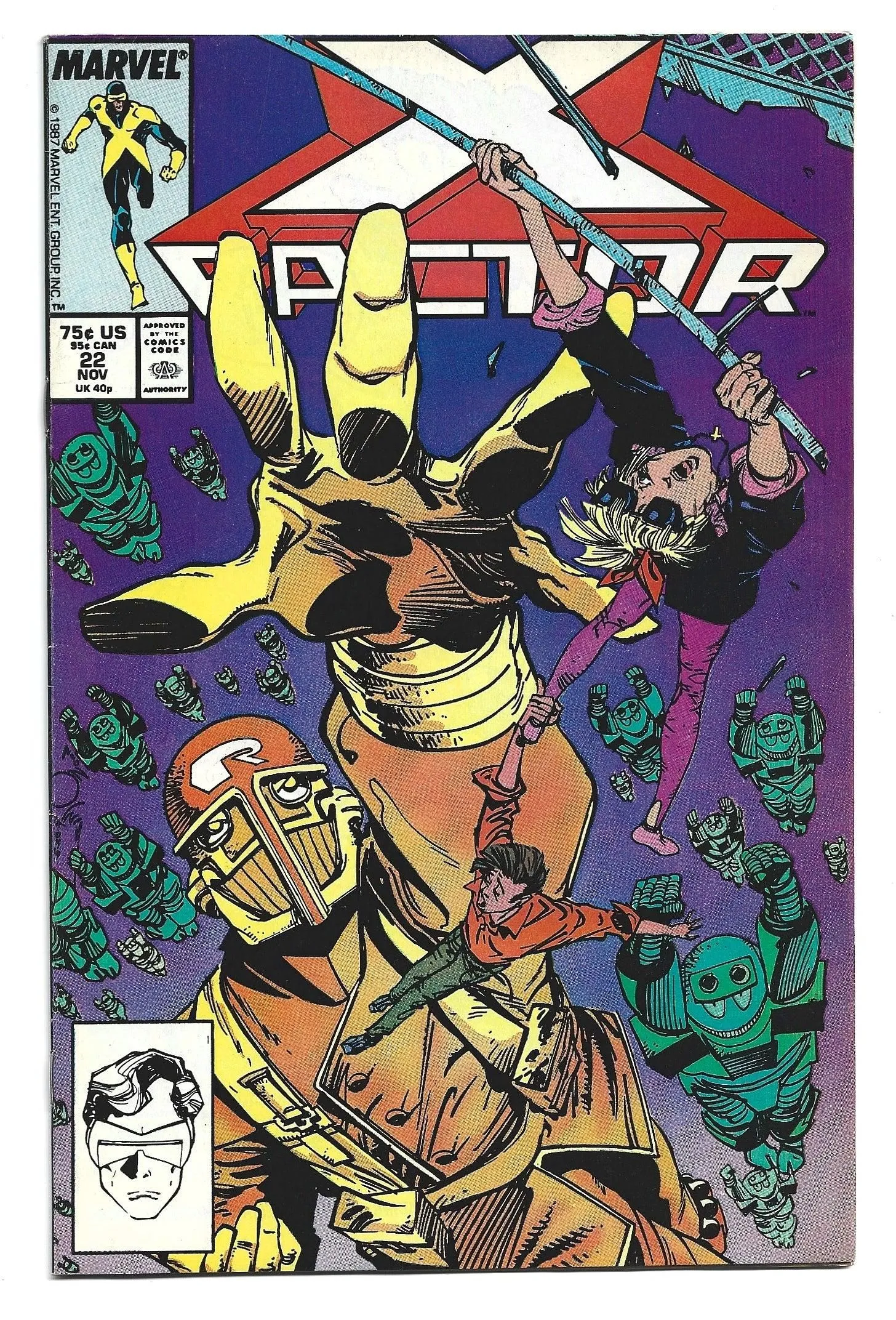 X-Factor #22 2Nd appearance of Angel as Death
