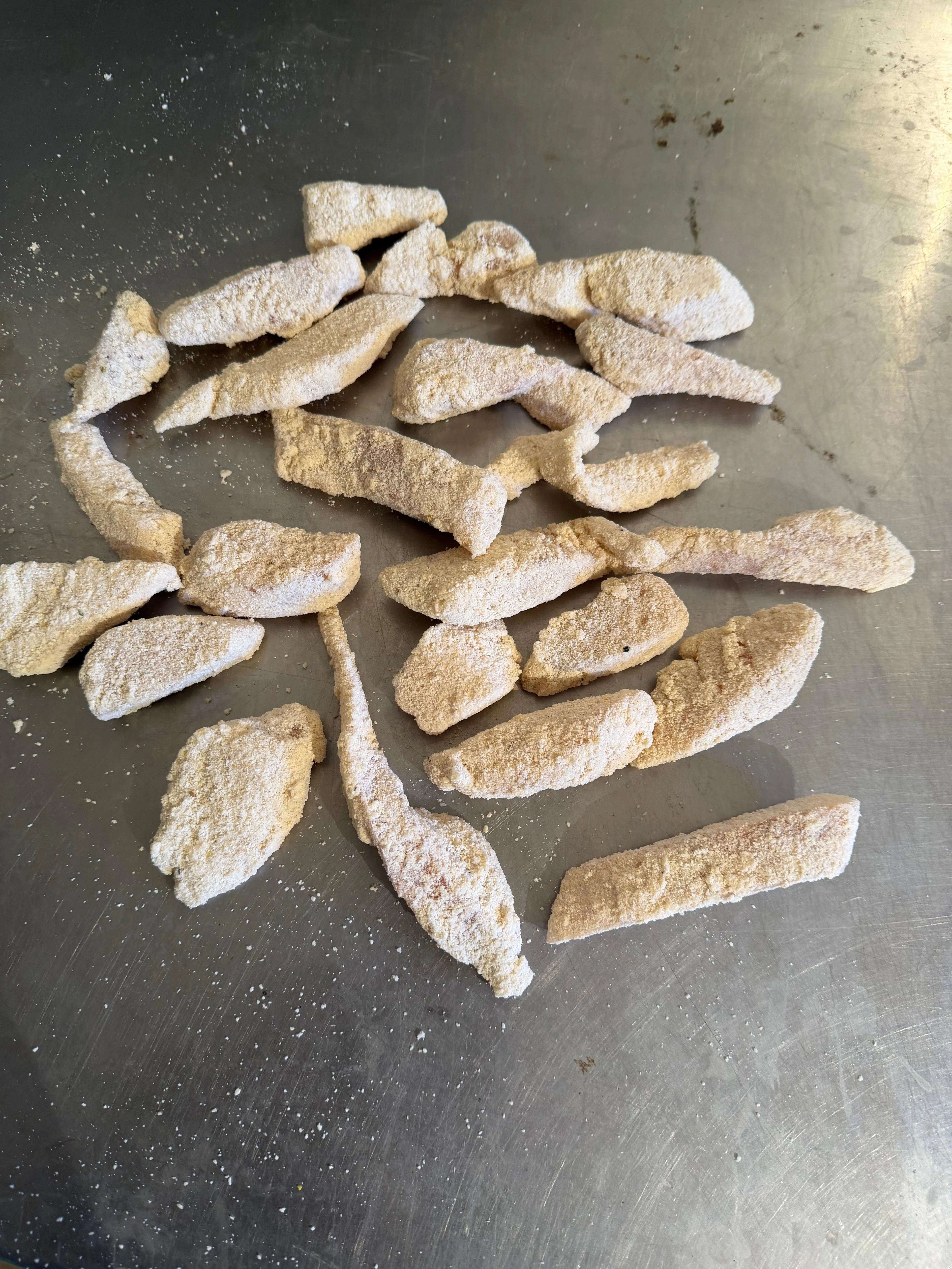 Breaded Walleye Fingers - 5 pounds