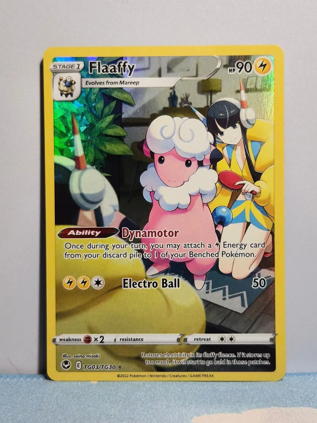 Flaaffy TG03/TG30 Holo Silver Tempest Trainer Gallery NM/M