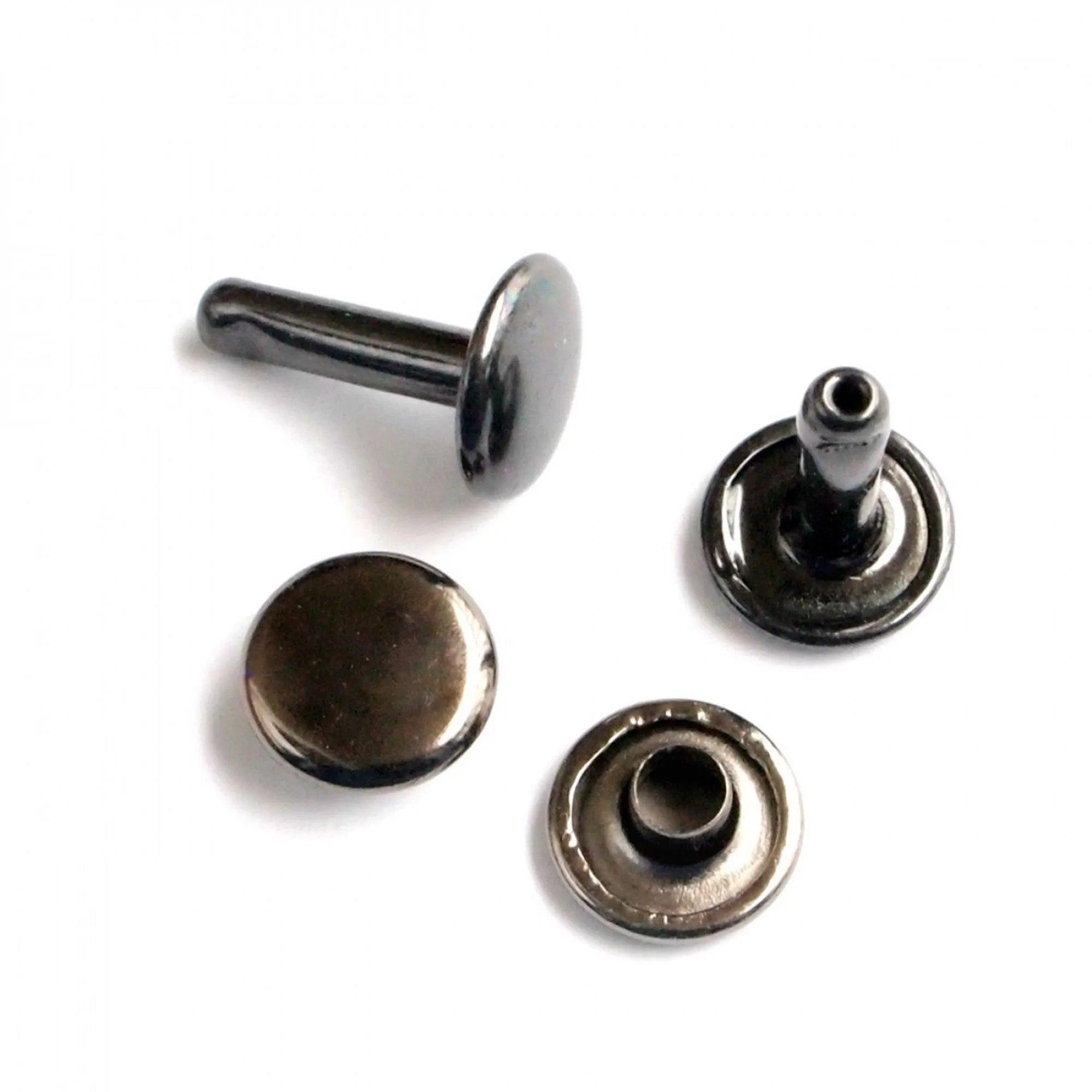 24 Large Rivets 13mm- Gunmetal