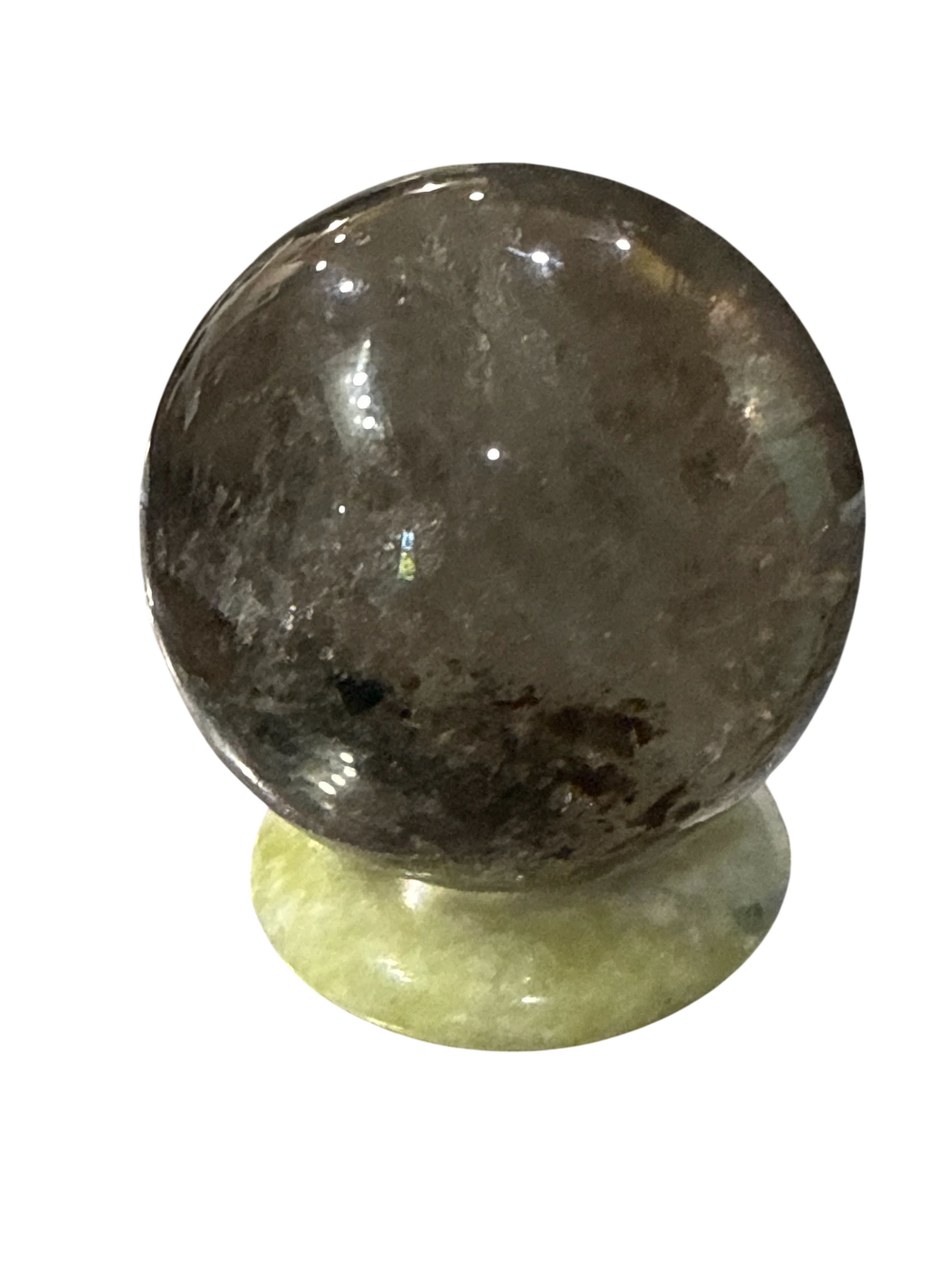 zExclusive Garden Quartz Polished Sphere  Collector Grade Authenticated Mineral