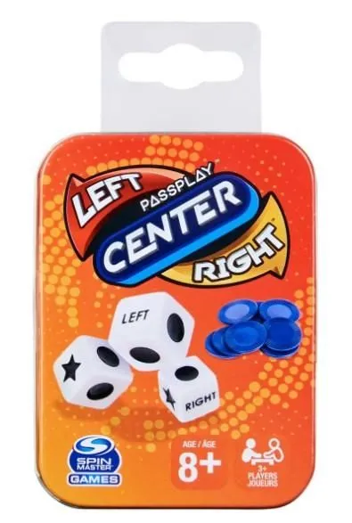 Spinmaster games - Passplay - Left Center Right