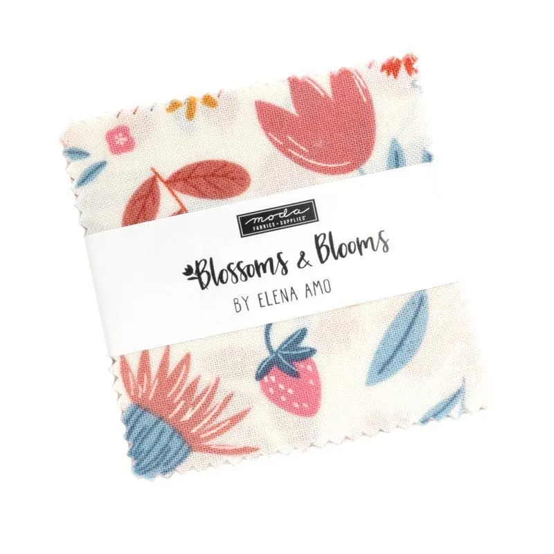 Blossoms and Blooms Mini Charm Pack- 42 PCS