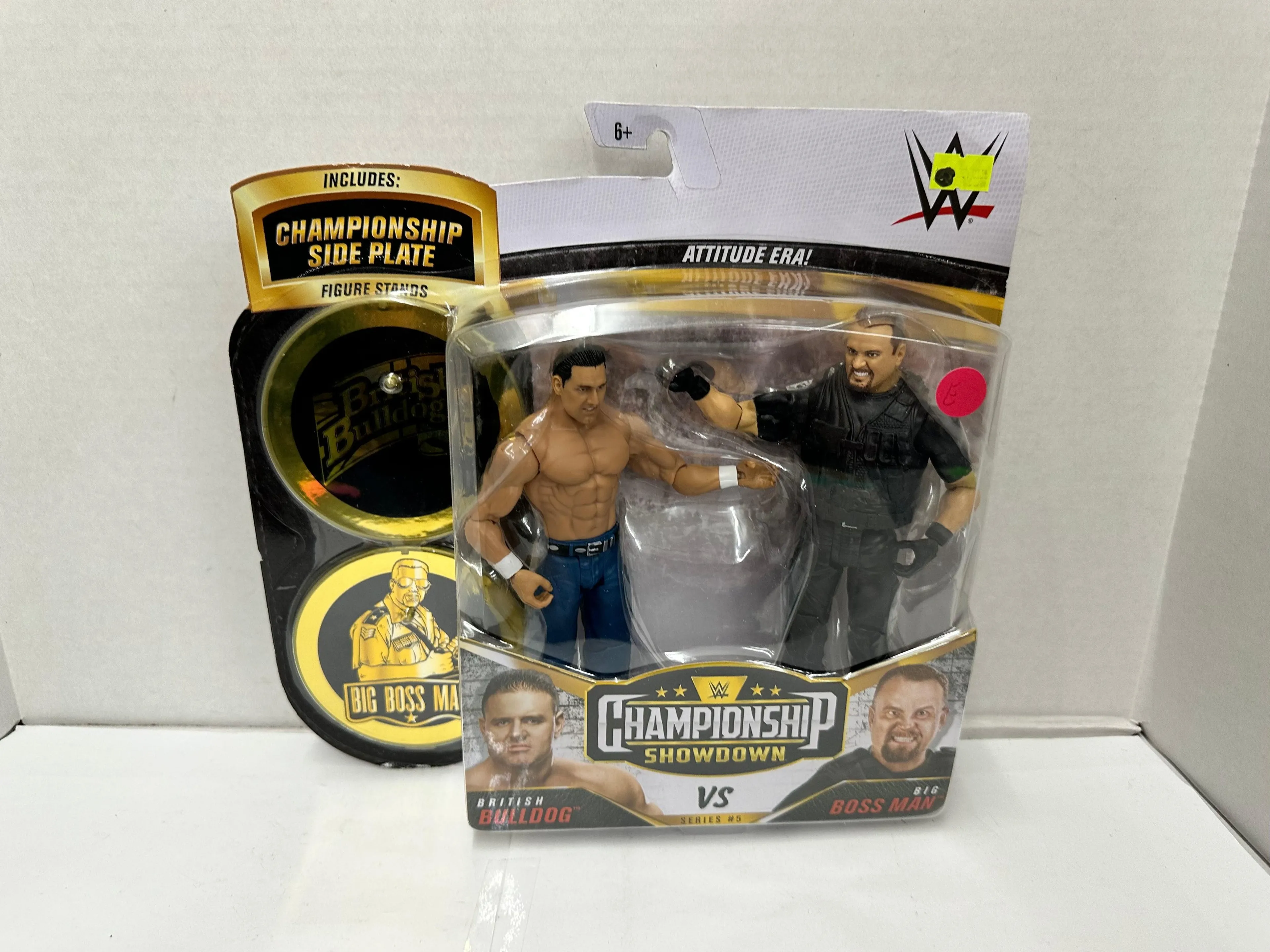WWE British Bulldog Big Boss Man Championship Showdown Series 5 Figure WWF