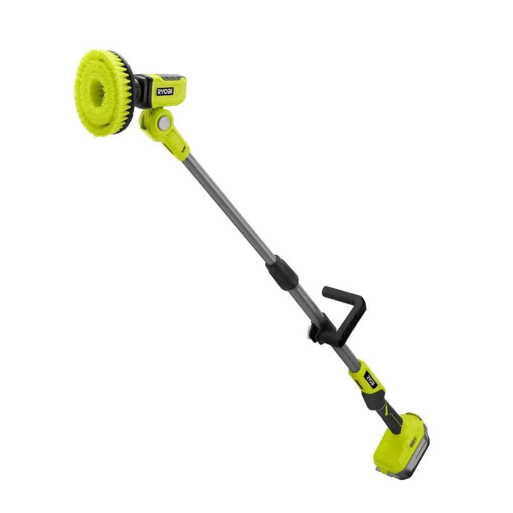 RYOBI 18-Volt ONE+ Cordless Telescoping Power Scrubber (Tool Only)