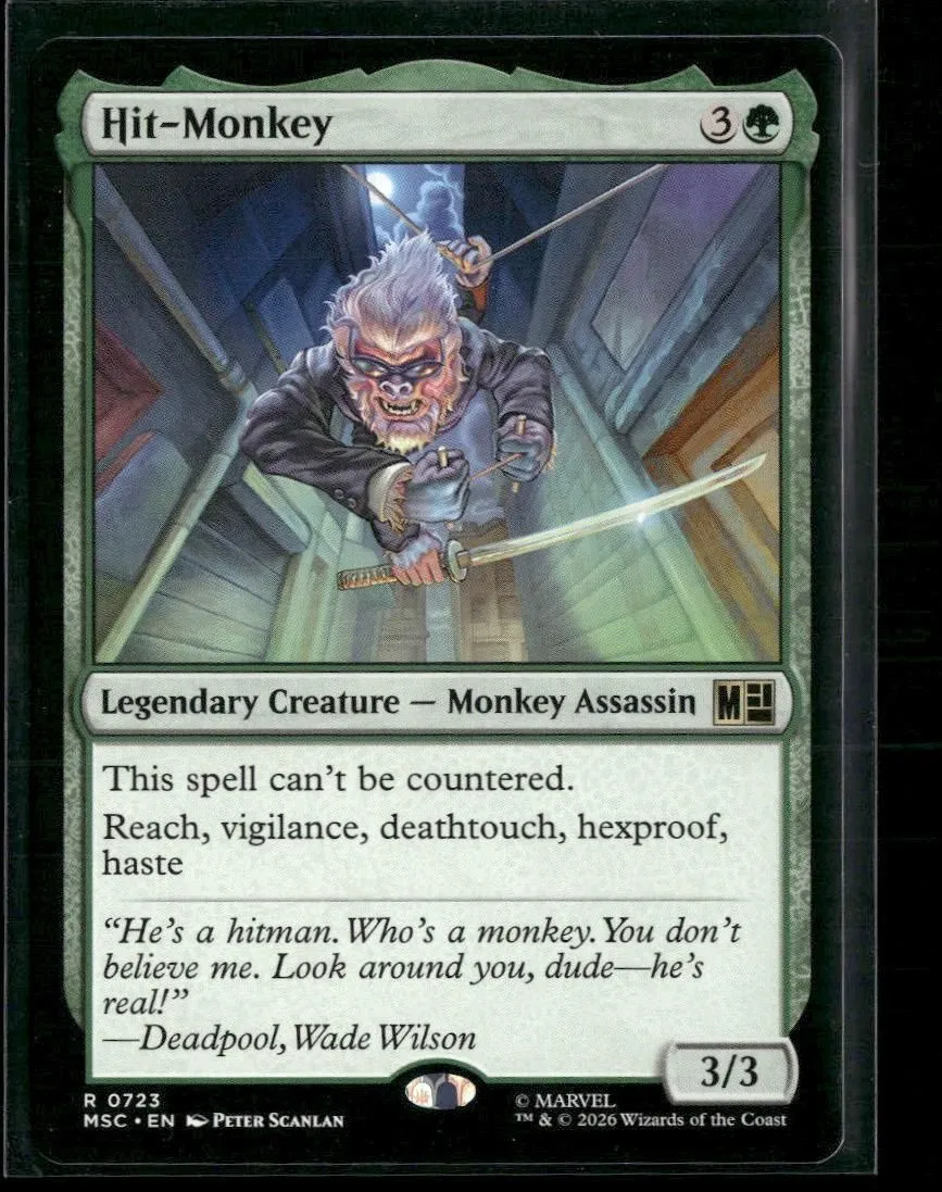 Commander: Marvel Super Heroes Hit-Monkey #723