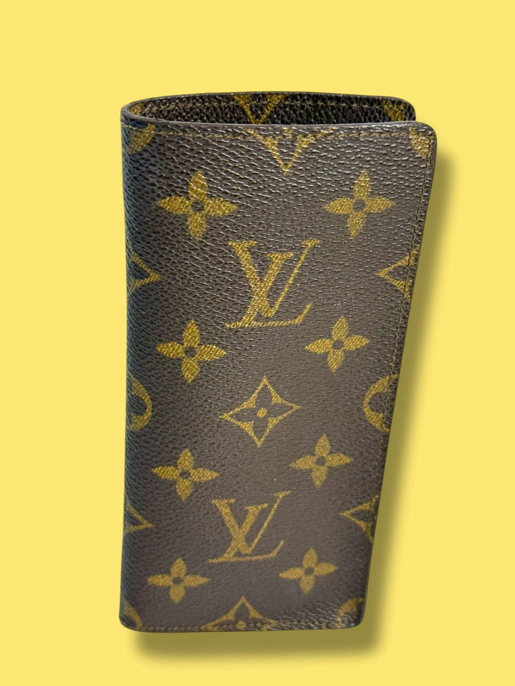 W117 LOUIS VUITTON Monogram Eyeglasses Case 0970 ET