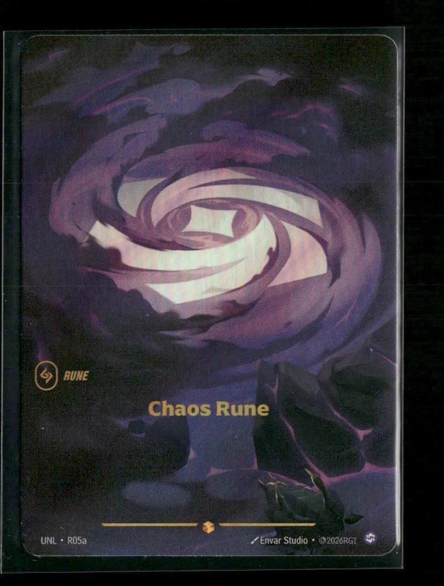 Chaos Rune (R05a) #R05a Showcase - Riftbound Unleashed