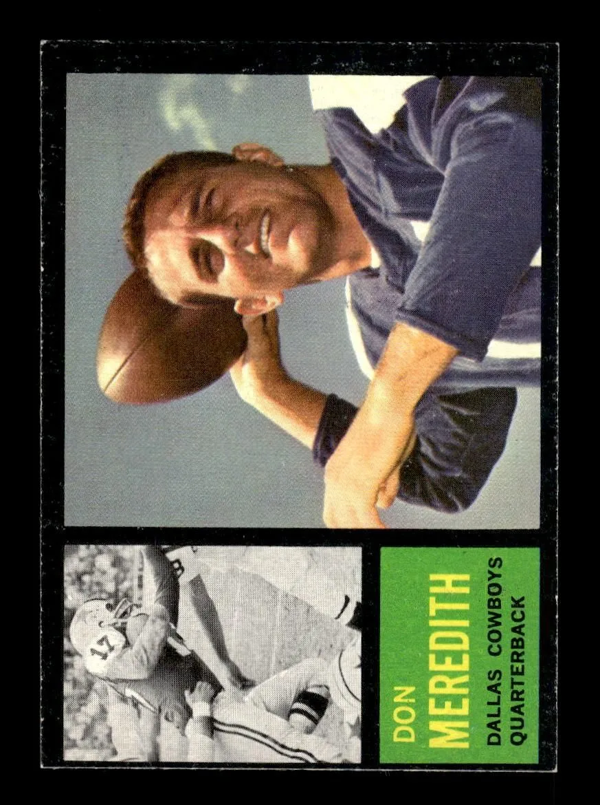1962 Topps #39 Don Meredith Dallas Cowboys EXMT 10013132