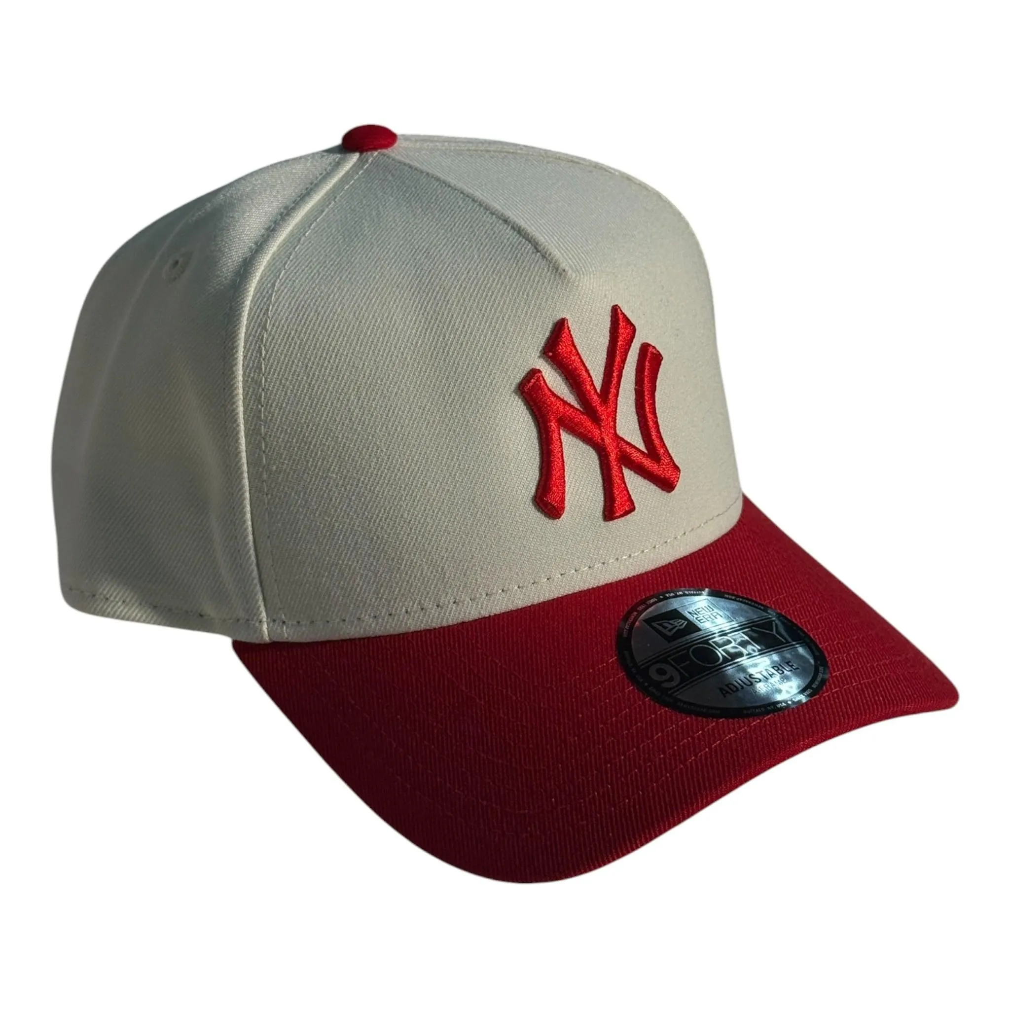 New Era 940 A-Frame Snapback New York Yankees Stone/Red