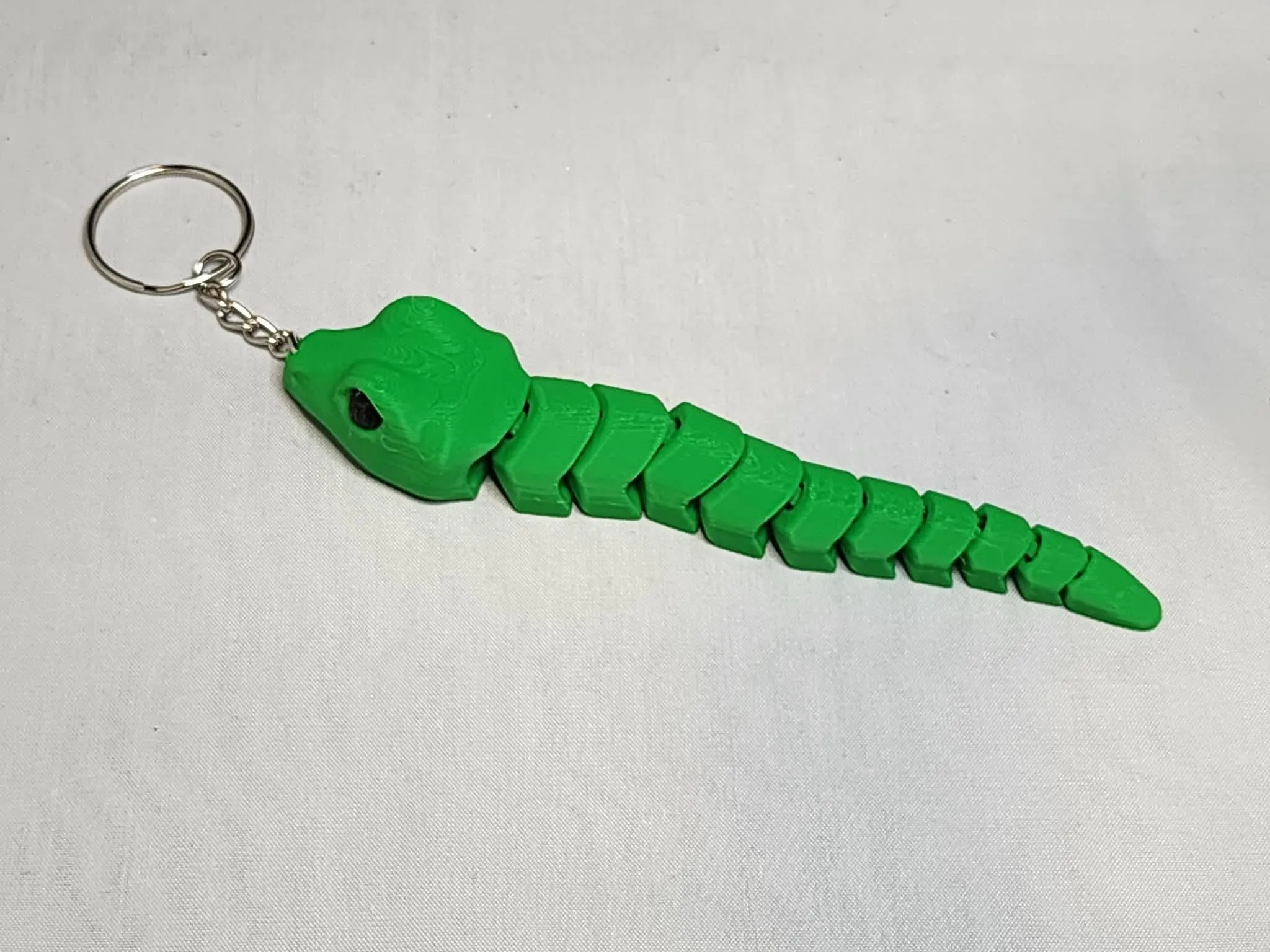 3D Printed Flexi Snake Keychain