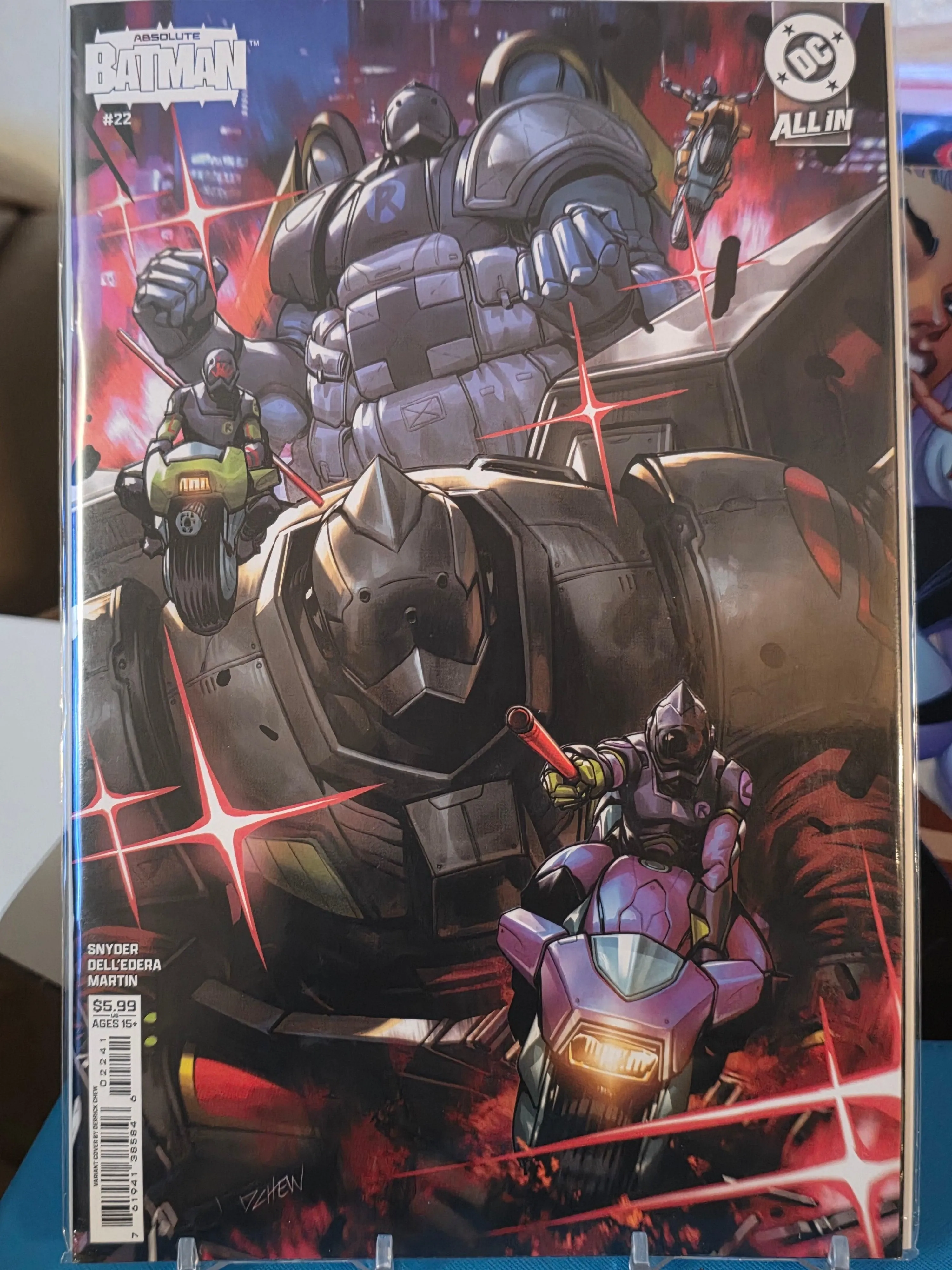 Absolute Batman #22 Cover D Derrick Chew Mech Variant 1st Print NM - DC Key (2026)