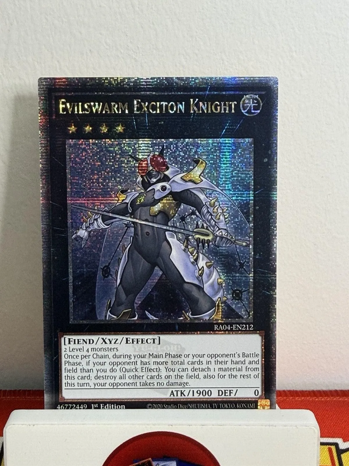 Yu-Gi-Oh! TCG - Evilswarm Exciton Knight - RA04-EN212 - Quarter Century