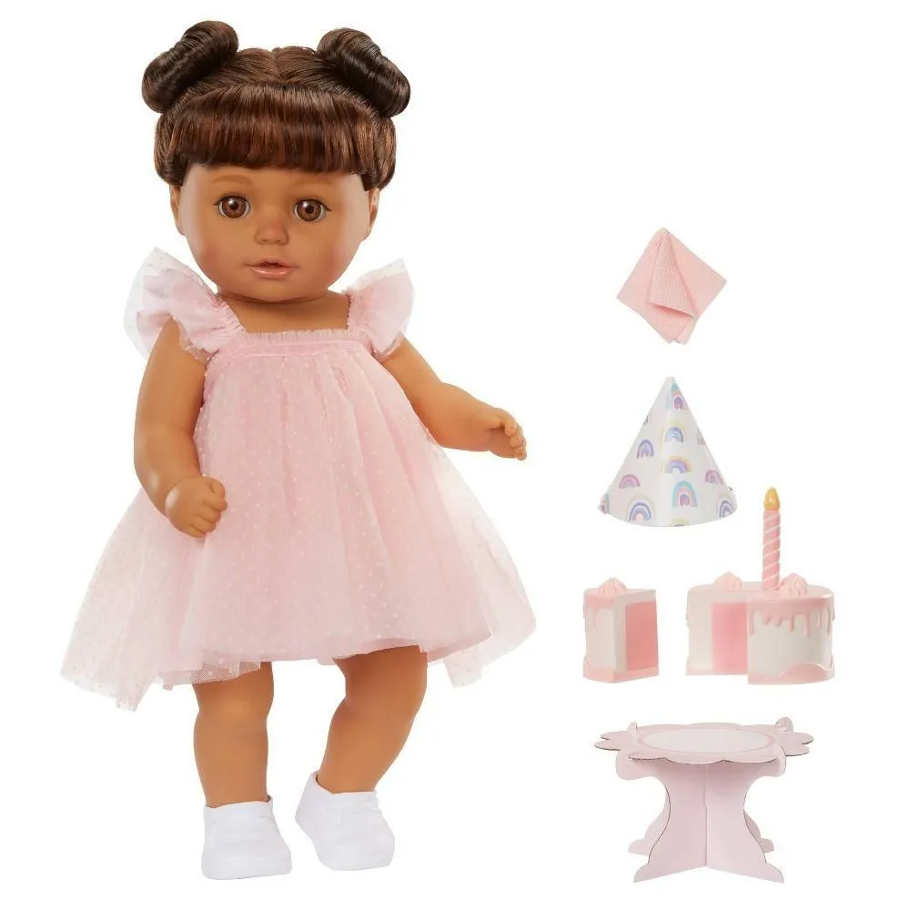 Brand New - BABY Born 14'' Birthday Doll-Light Brown Eyes