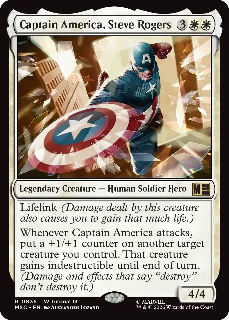 Captain America - Marvel Super Heroes 20 card deck (Copy)