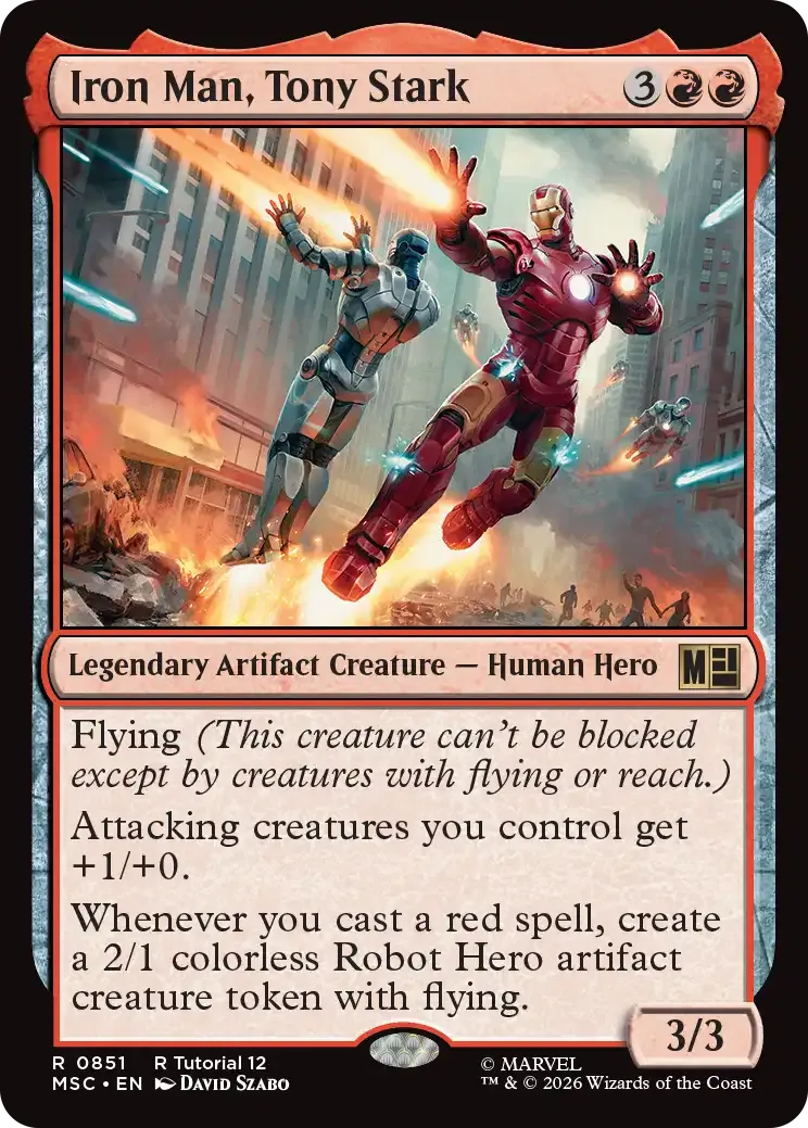 Iron Man - Marvel Super Heroes 20 card deck (Copy) (Copy)