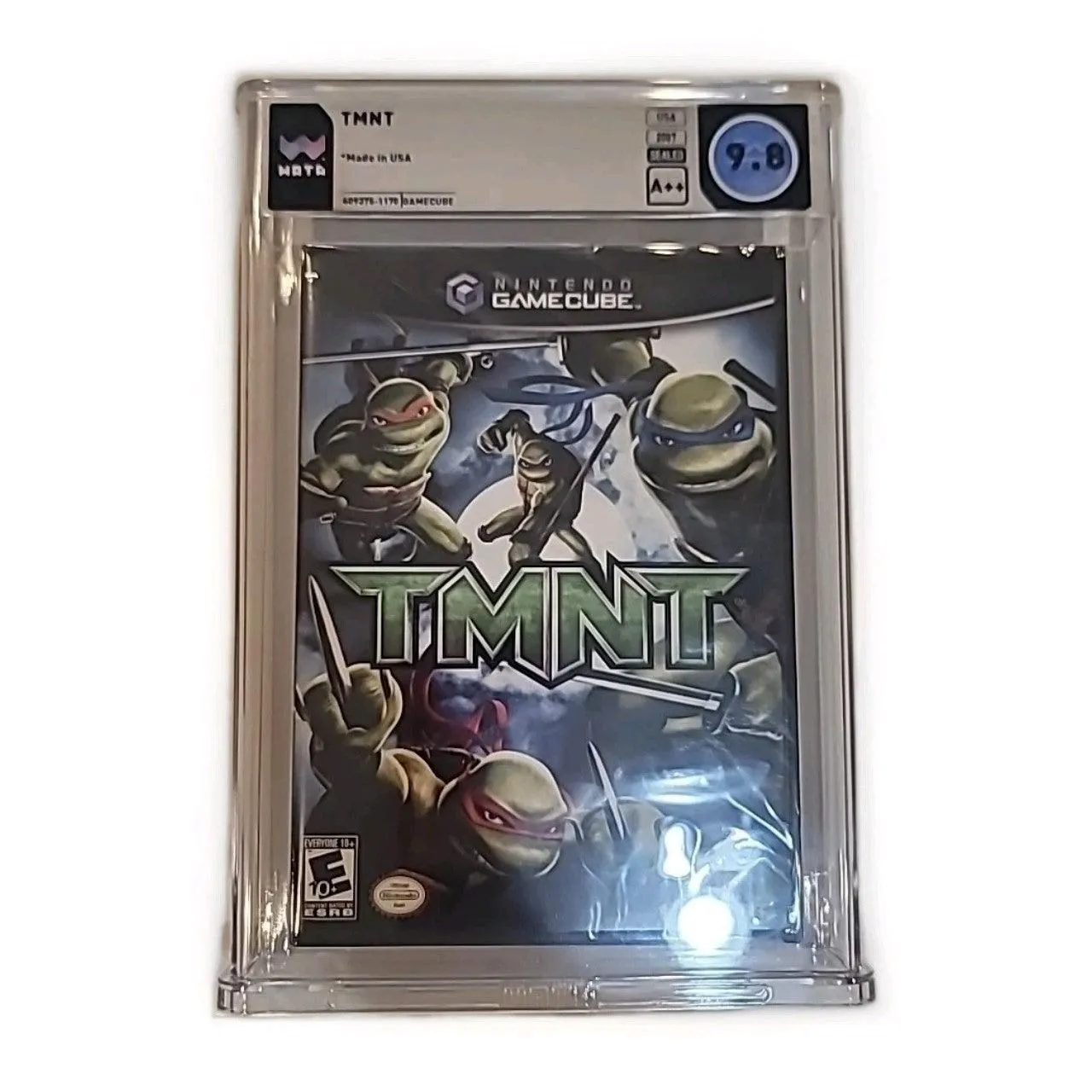 TMNT WATA Graded 9.8 A++ Nintendo GameCube Ubisoft 2007 Sealed