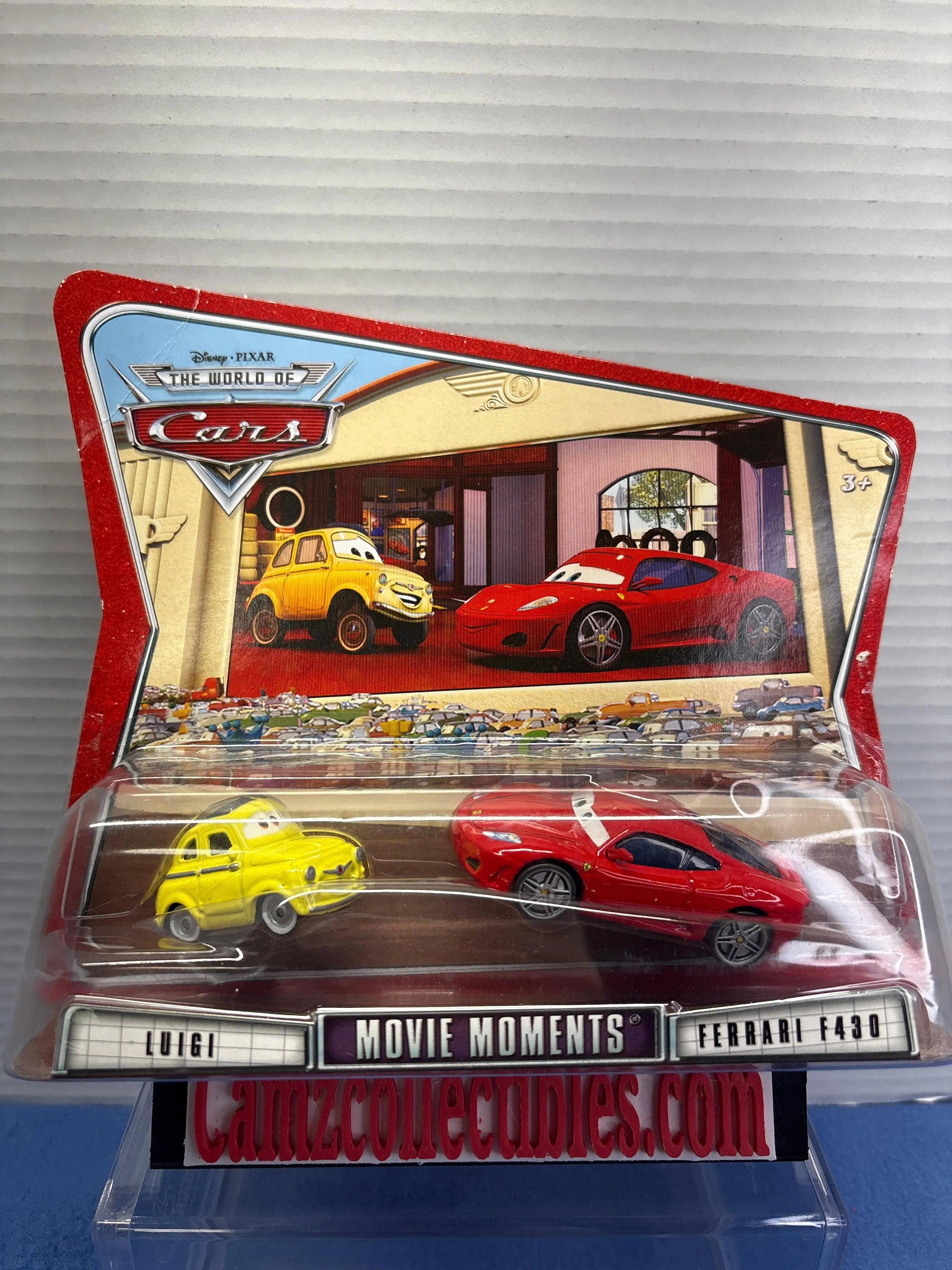 Disney Pixar Cars World of Cars Movie Moments Luigi and Ferrari F430