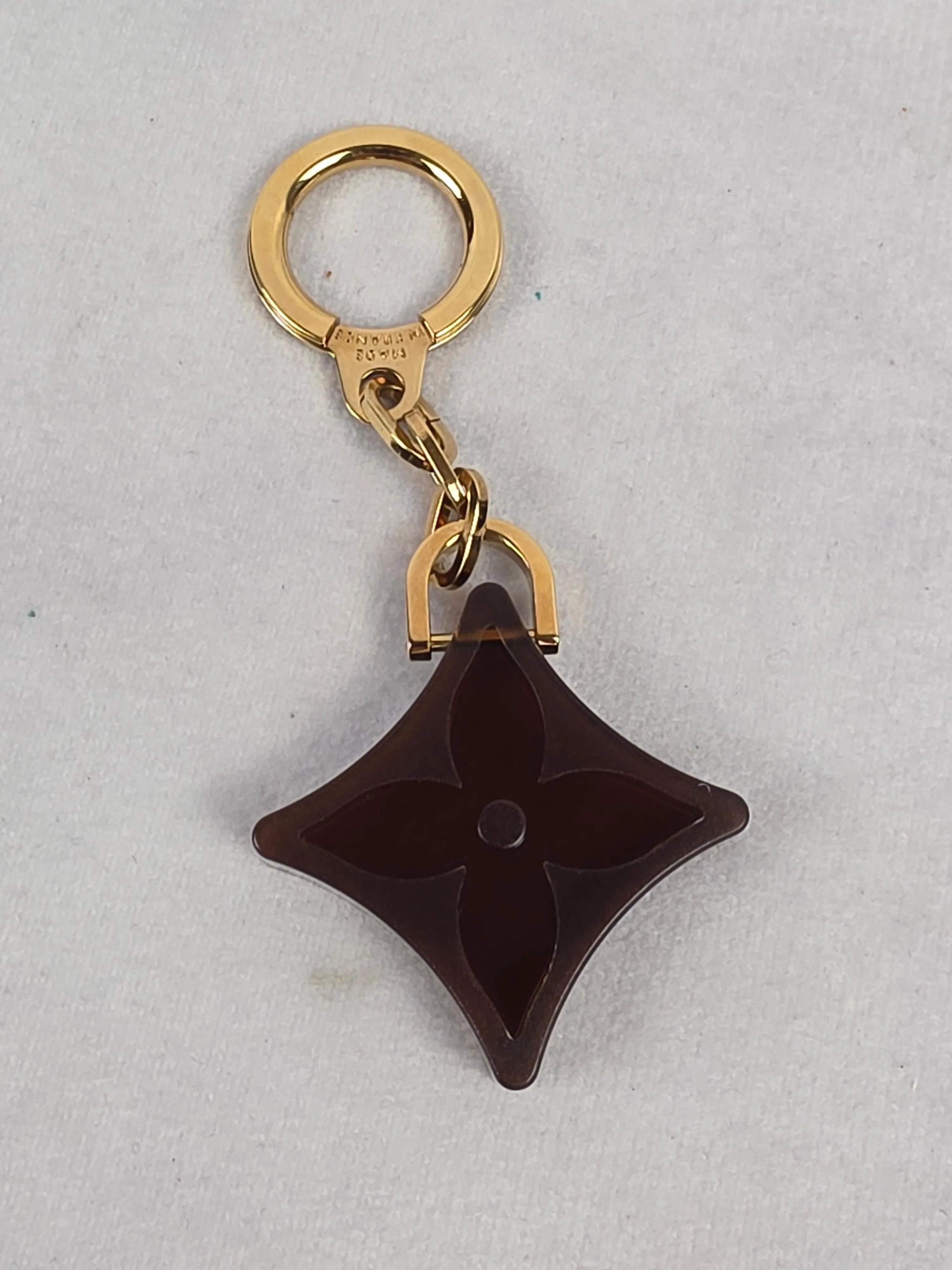 Authentic Louis Vuitton Fleur de Monogram Flower Keychain / Bag Charm
