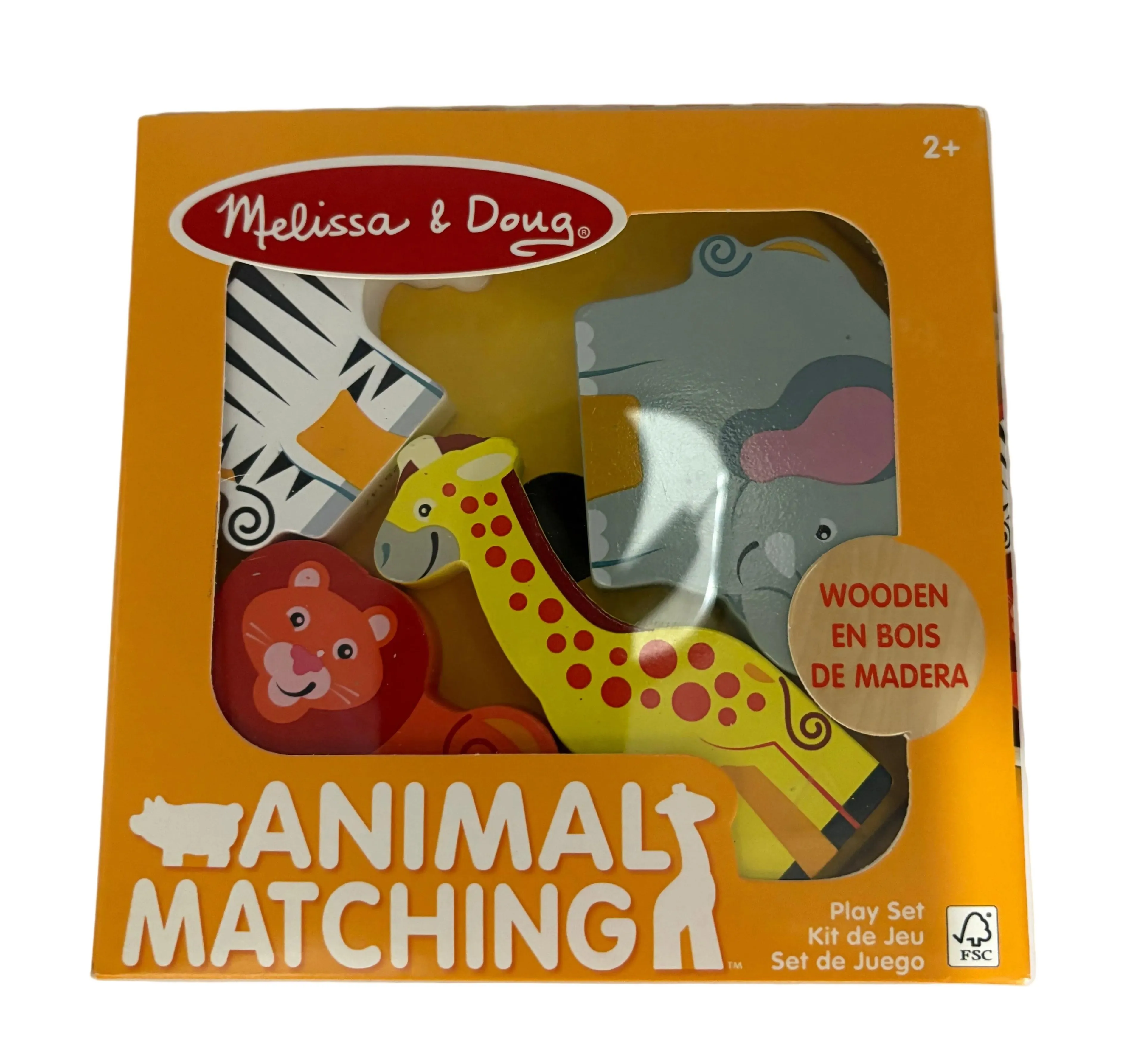 Melissa and Doug - Wooden Animal Matching