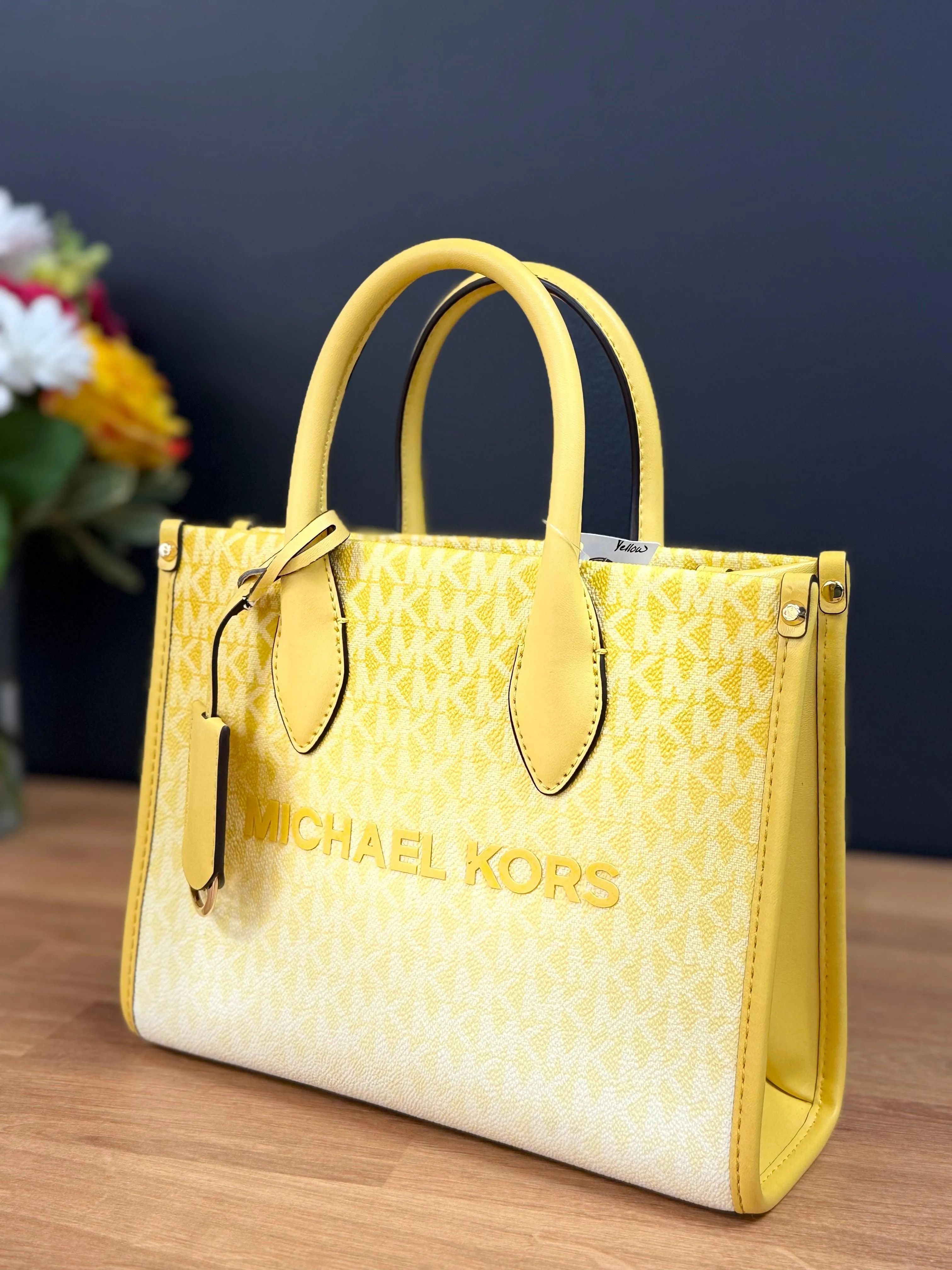 Michael Kors Mirella Small Ombré Signature Logo Crossbody
