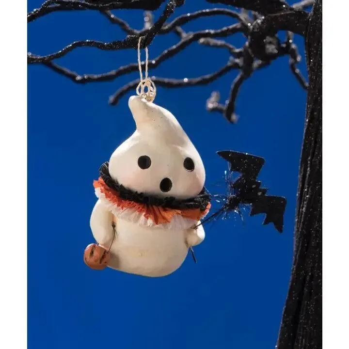 Little Boo Ghoost with Bat Ornament