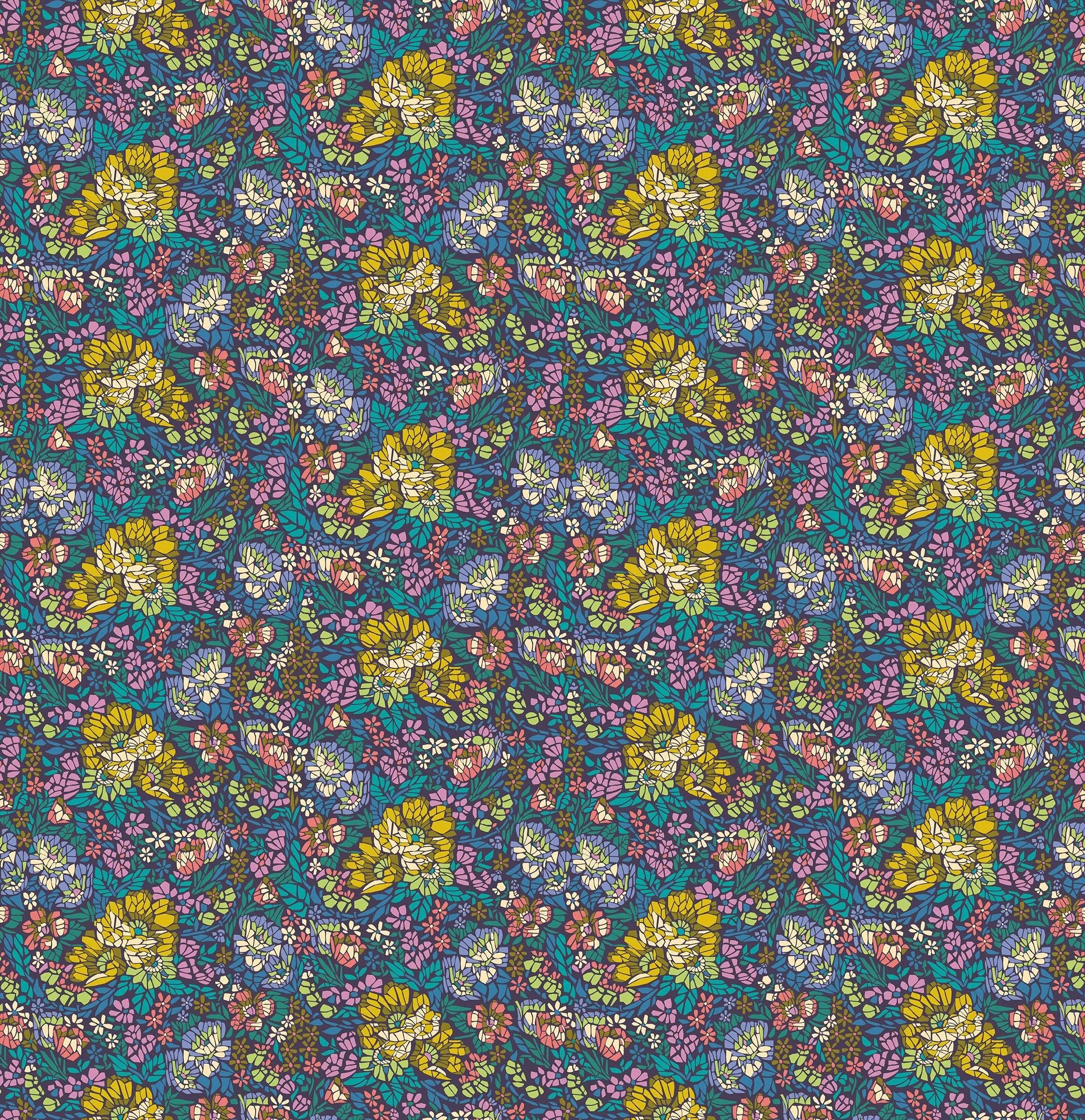 Northcott | Rhapsody | Mosaic | Ocean | Anna Maria Textiles