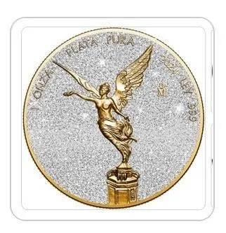 Special price! 2024 Mexico Libertad Precious Gemstones Quartz Edition 1 oz Silver