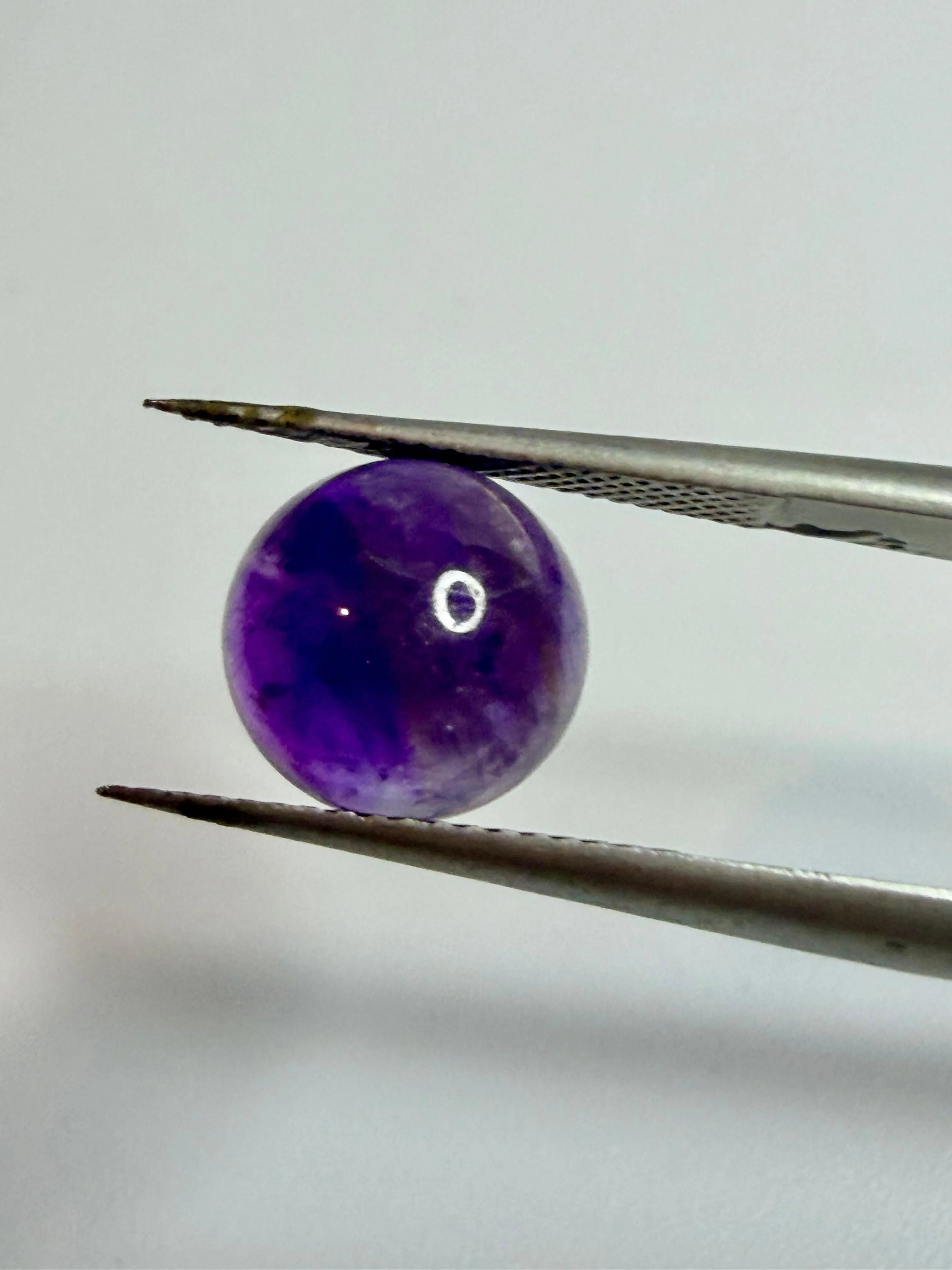 Natural Amethyst | Round Cabochon | 9mm | Loose Gemstone