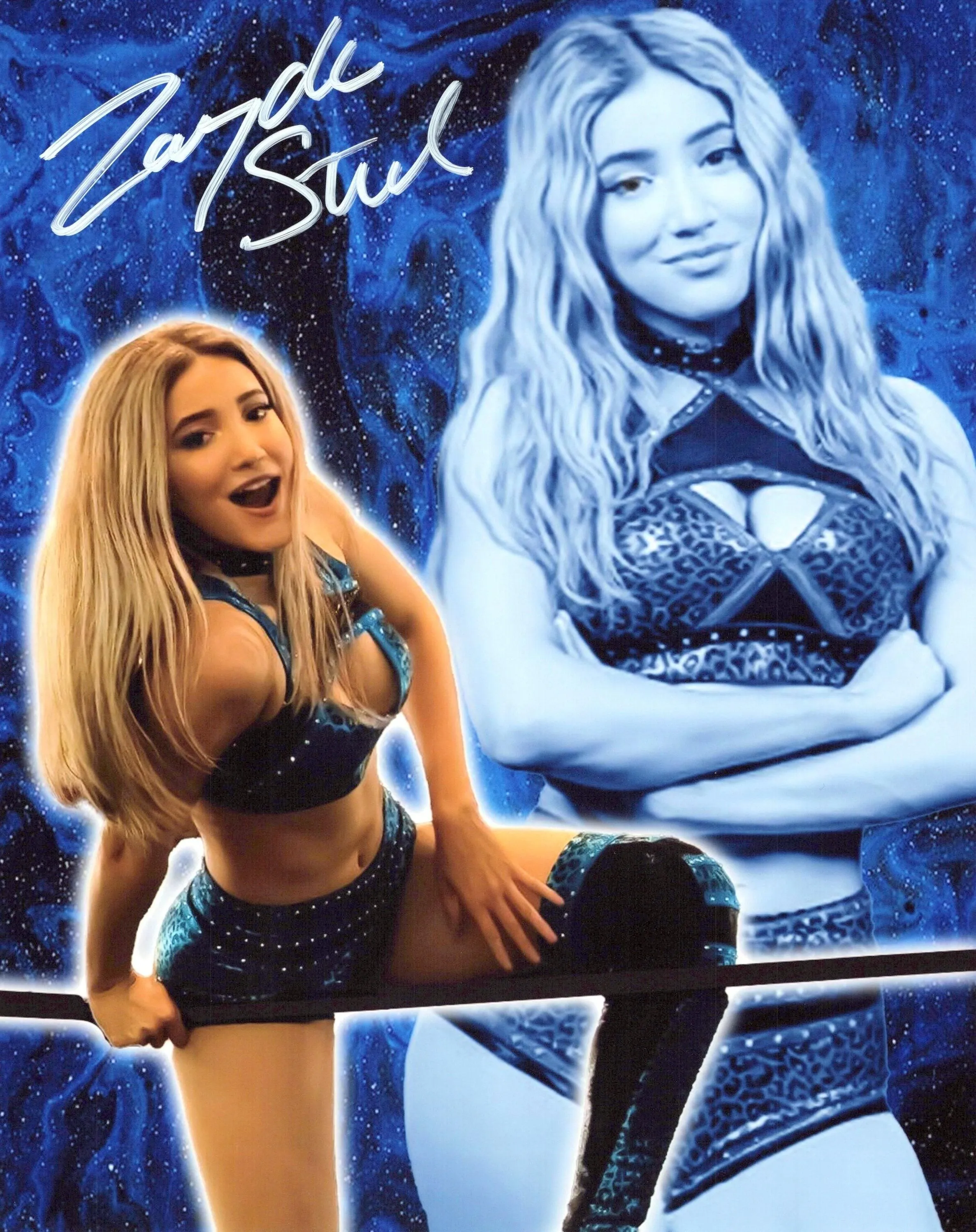 Zayda Steel (8x10 photo) signed auto autographed WWE NXT EVOLVE AEW