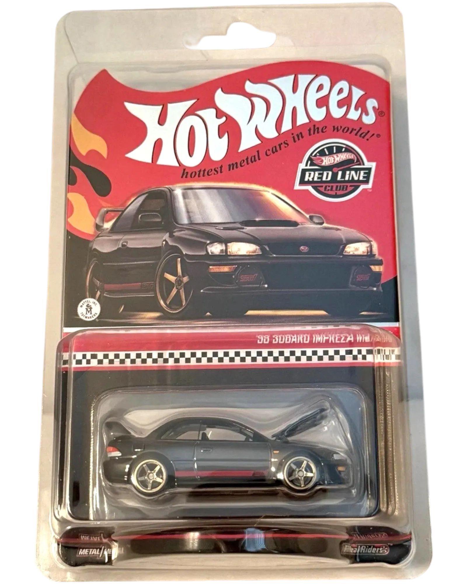 Hot Wheels RLC Exclusive 1998 Subaru Impreza WRX STI 1:64 Die-Cast