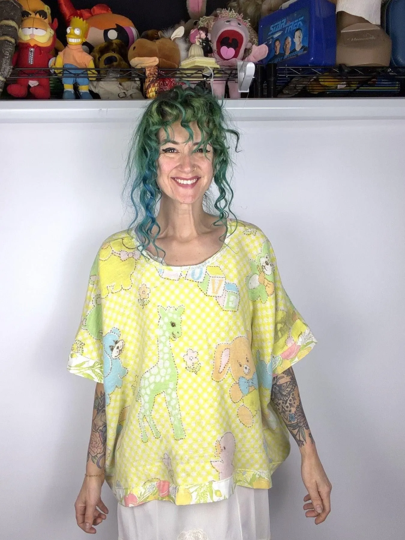 Ok, Baby! Animal Blanket Top (OSFM)