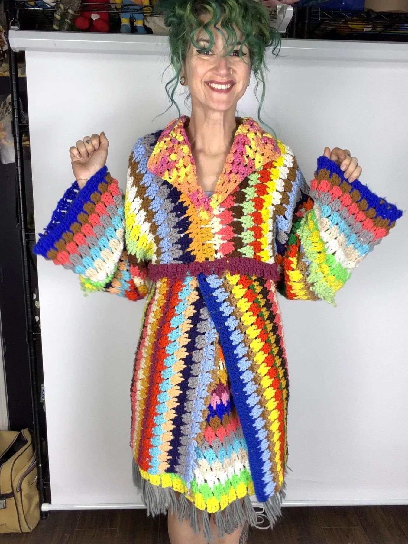 Rainbow Blanket Skirt & Tunic Set (OSFM)