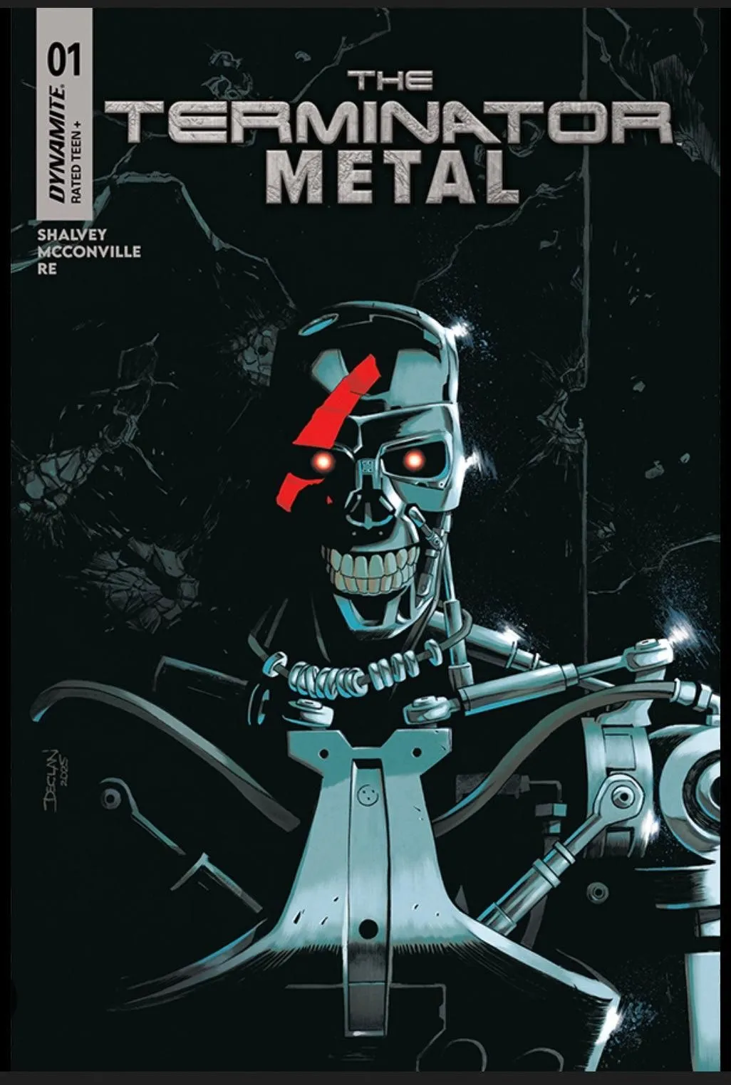 Terminator Metal #1 - Cover A Declan Shalvey