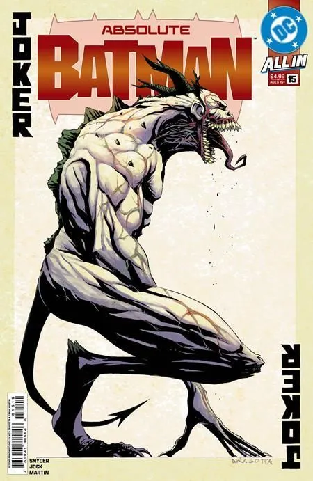 ABSOLUTE BATMAN #15 SECOND PRINTING COVER A NICK DRAGOTTA