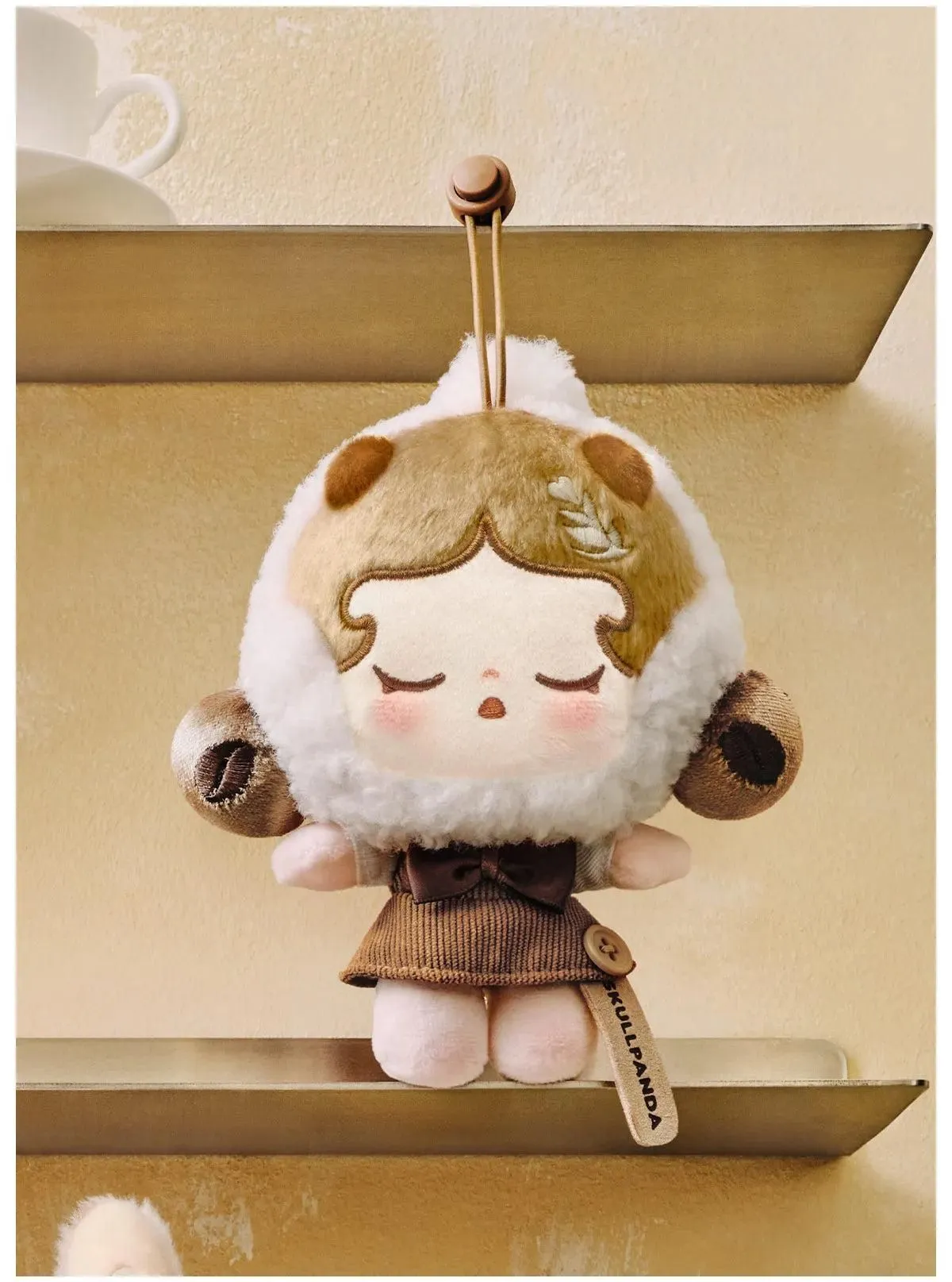 Skullpanda Specialty Barista - POP BEAN Coffee Factory Series Plush Pendant by POP MART