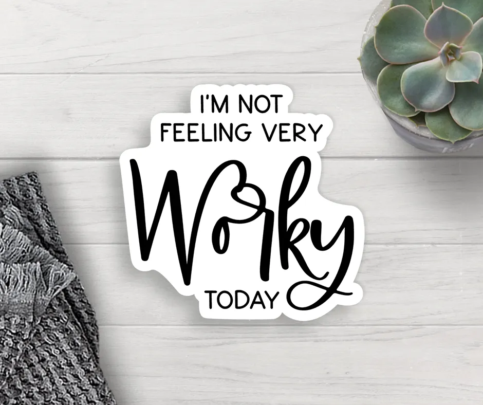 Worky Vinyl Sticker