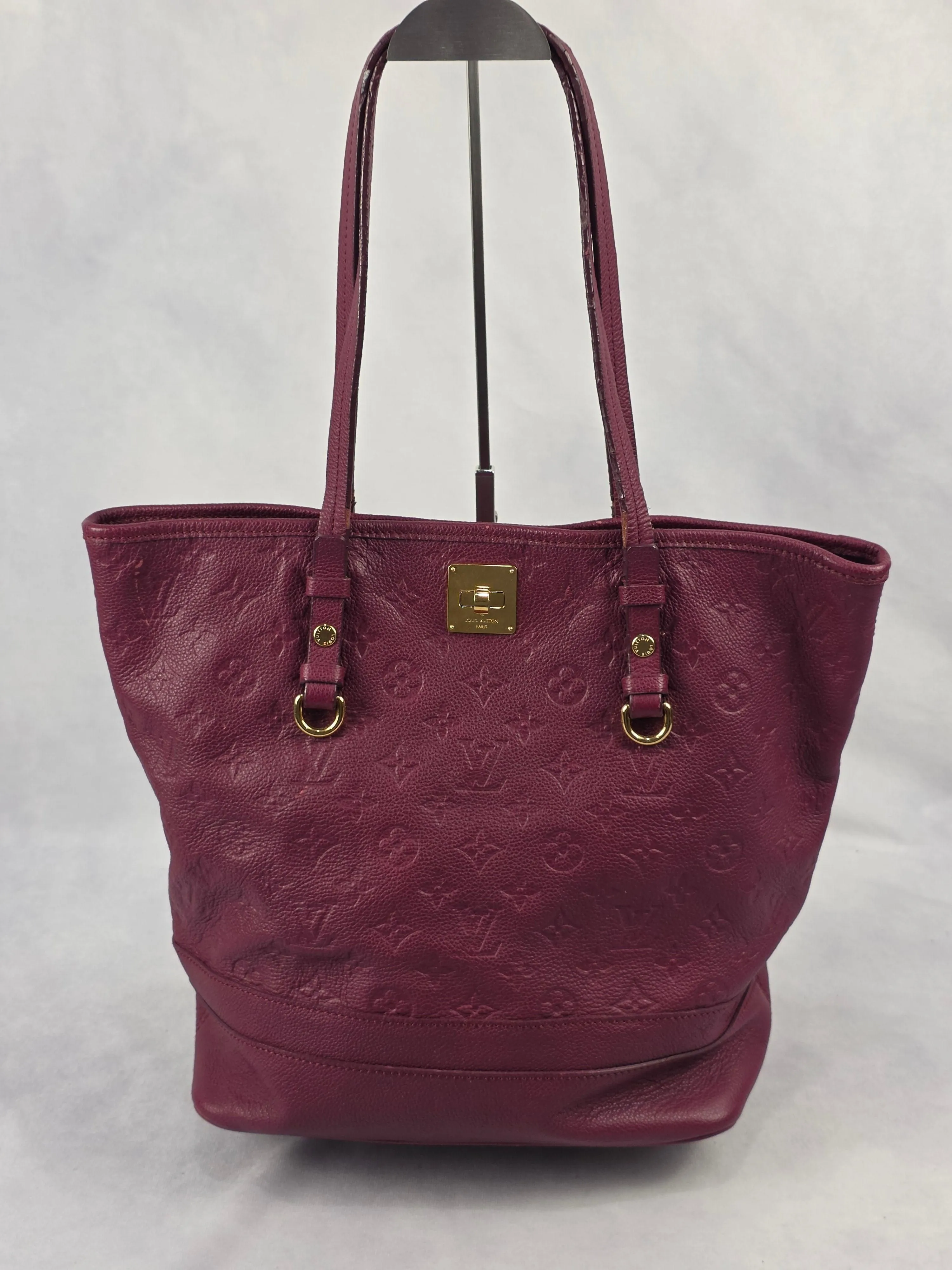Louis Vuitton Monogram Empreinte Citadine PM Tote Bag with Matching Removable Pochette