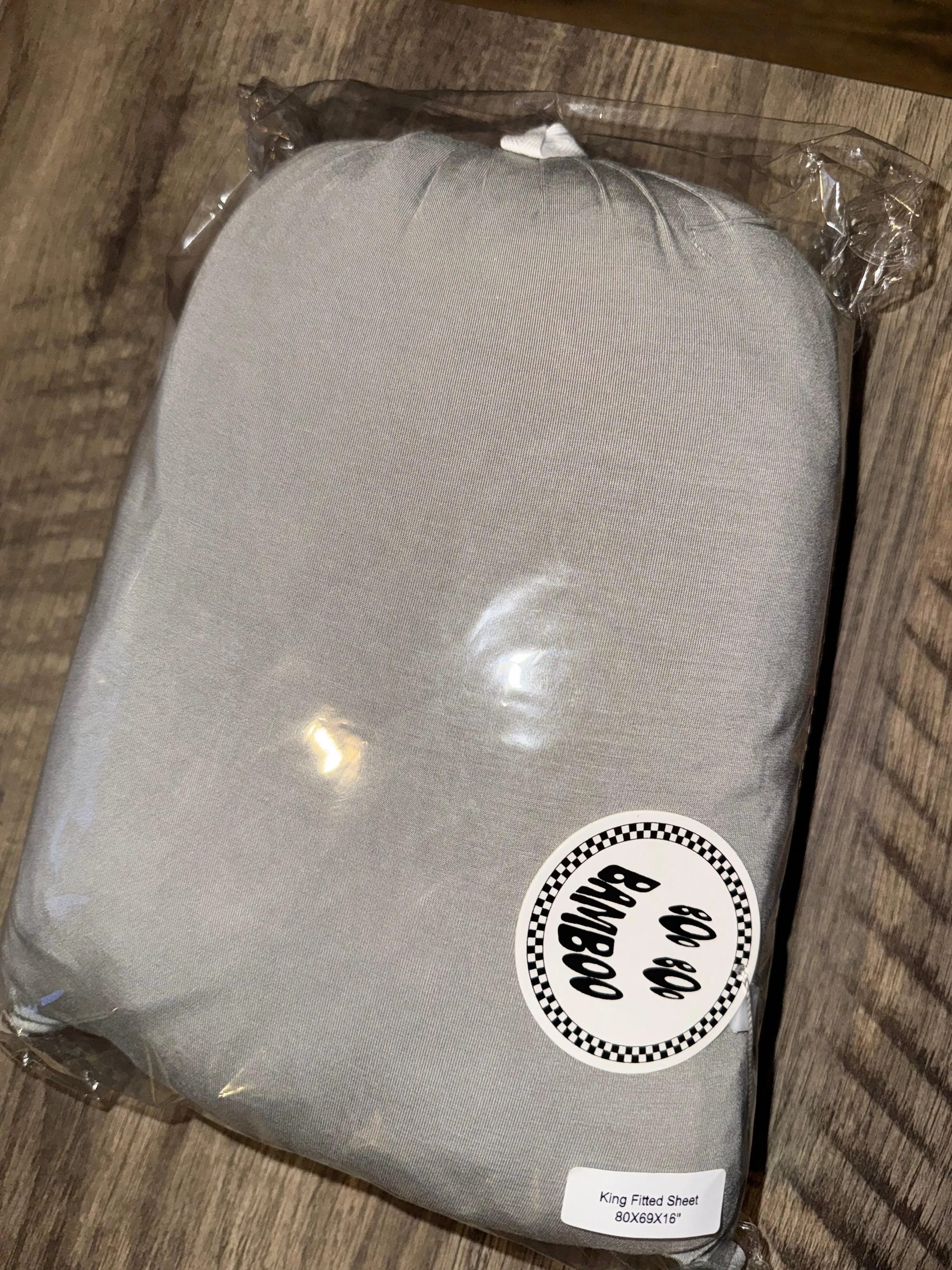 Solid Light Gray King Sheet