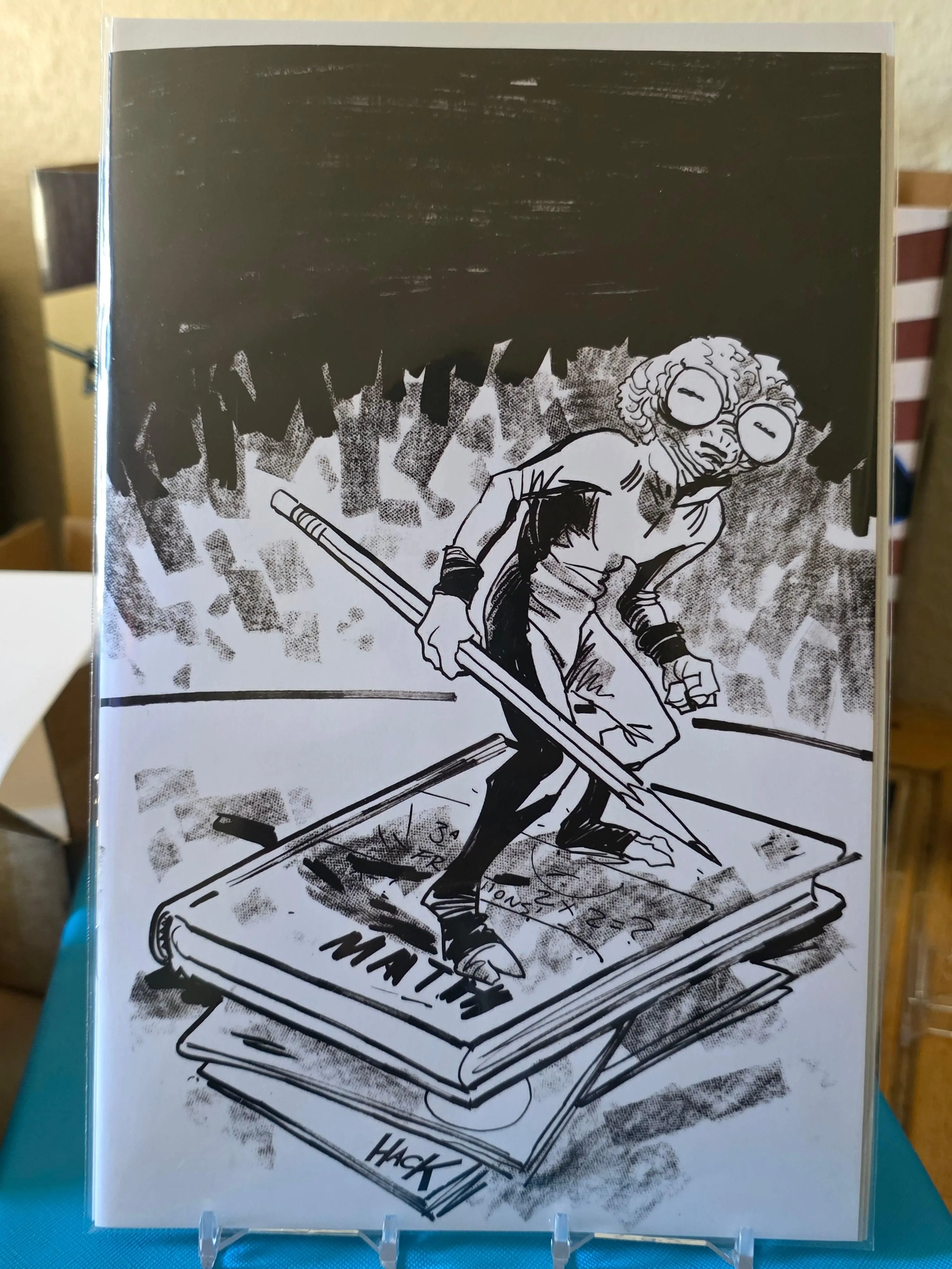 Ben 10 #2 Robert Hack Black & White Virgin Card Stock Sketch Variant 1st Stinkfly NM