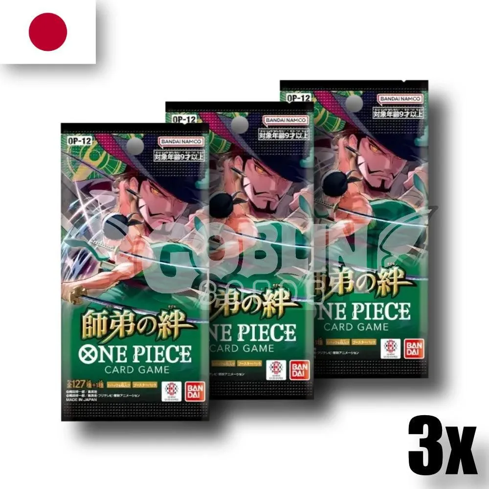 One Piece Legacy of the Master (OP-12) 3er Boosterbundle | JP