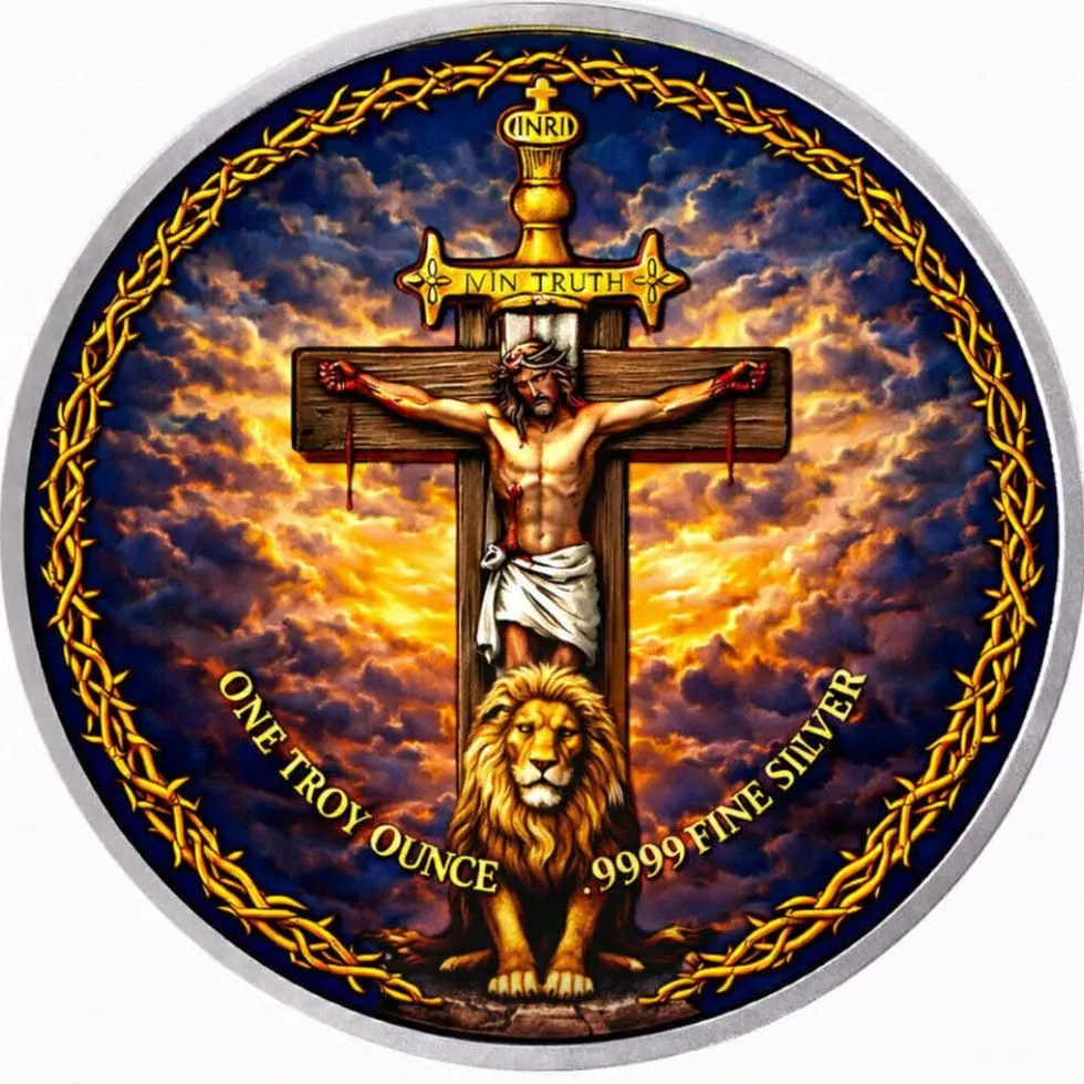 In Stock! 2023 Niue Sword of Jesus - The Lord & King of Truth 1 oz Silver Coin