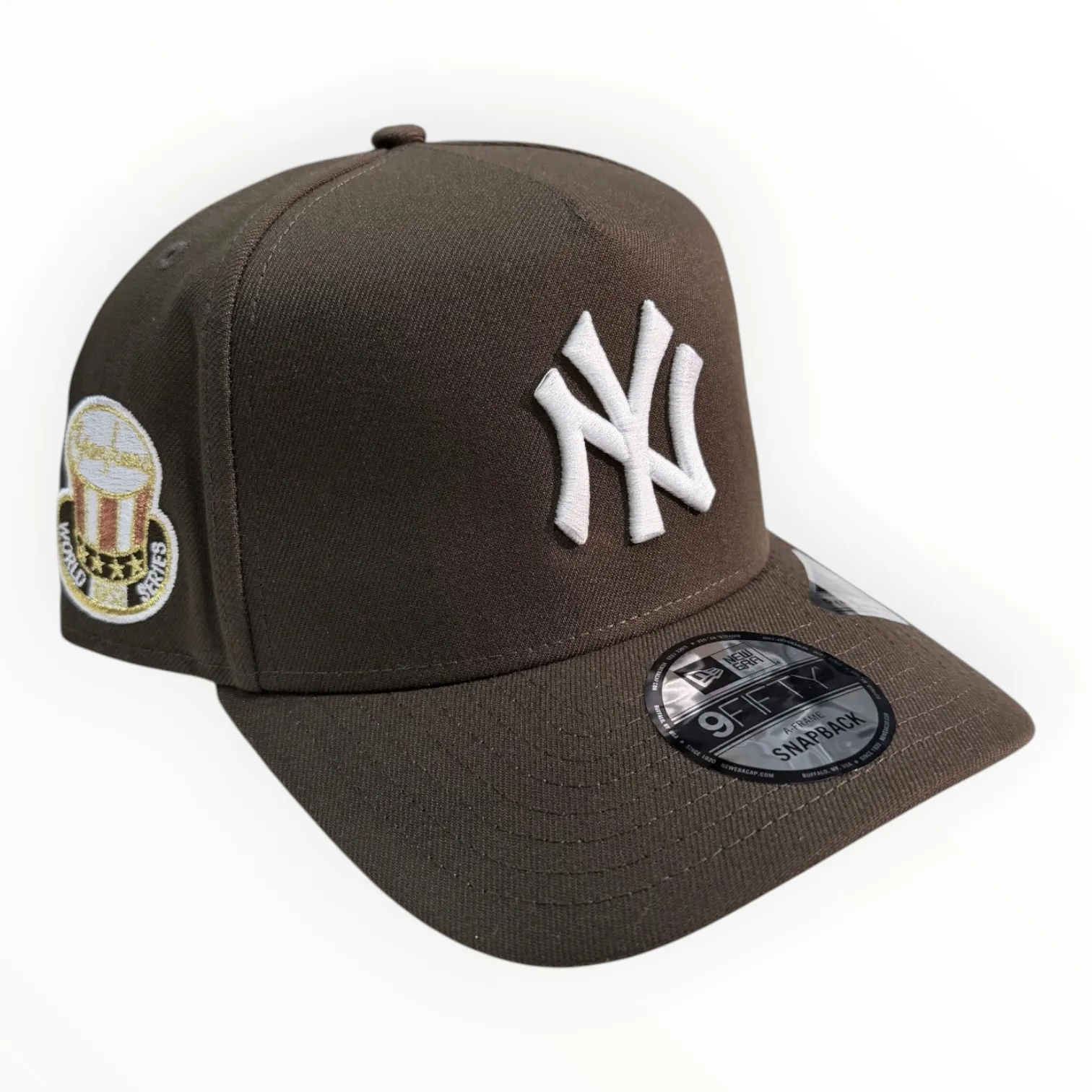 New Era 940 A-Frame Snapback New York Yankees Brown (1952 WS Patch)