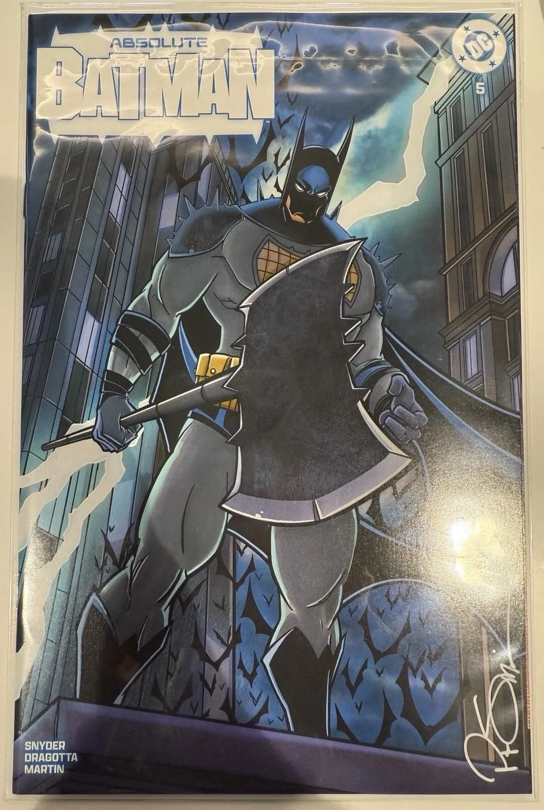 Absolute Batman # 5 | Signed By Peter Smith w/ COA | Batman Animated | NM